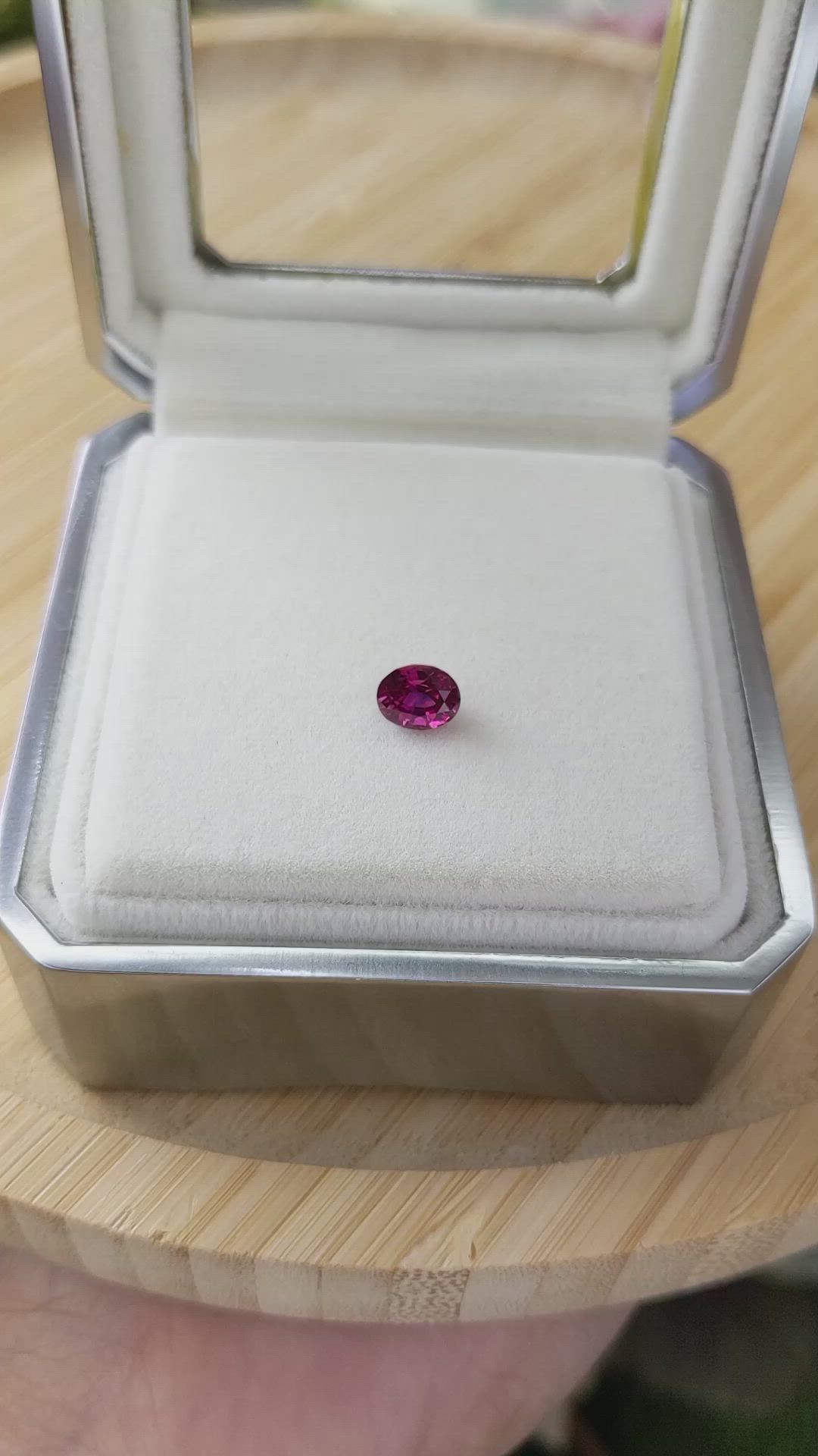 1.26 Ct. Ruby from Mozambique Size Video