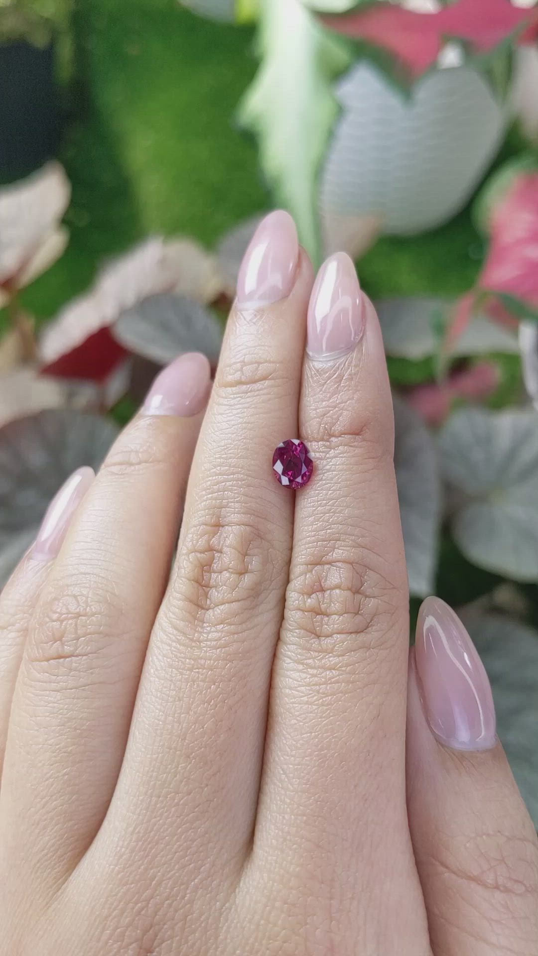 1.26 Ct. Ruby from Mozambique Size Video