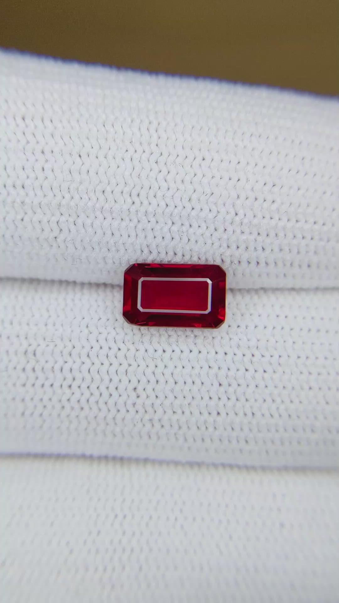 1.90 Ct. Ruby from Mozambique Size Video