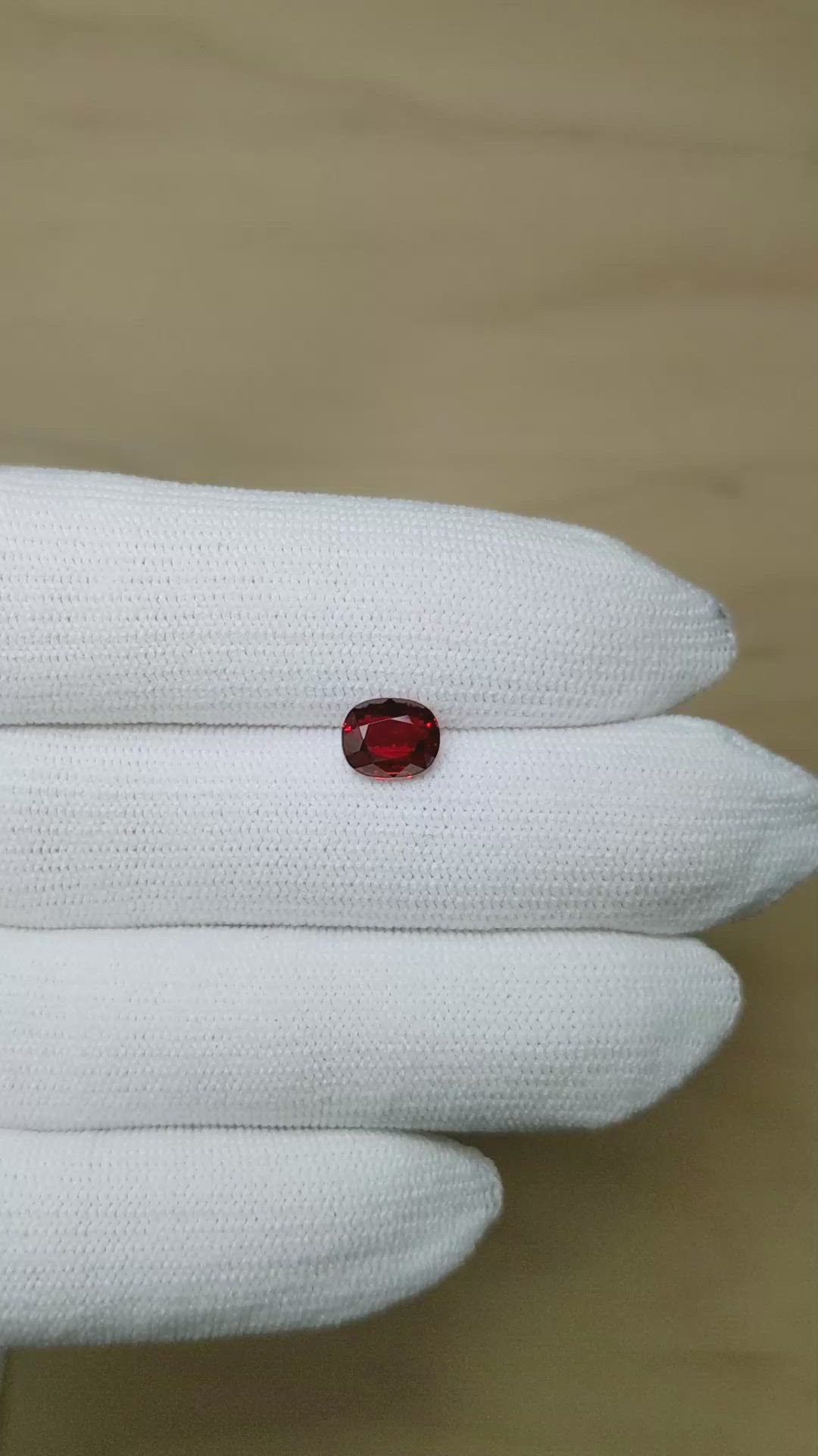 2.04 Ct. Ruby from Mozambique Size Video