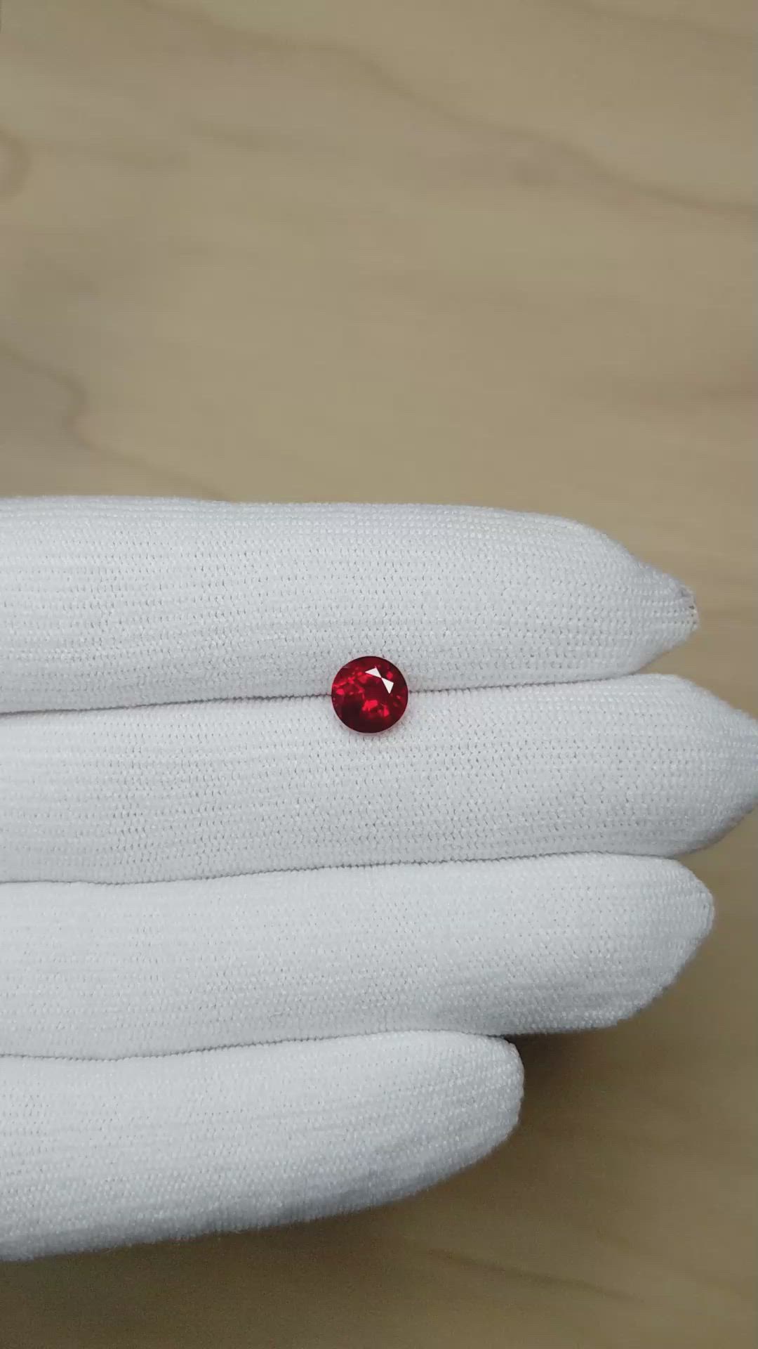 2.07 Ct. Ruby from Mozambique Size Video
