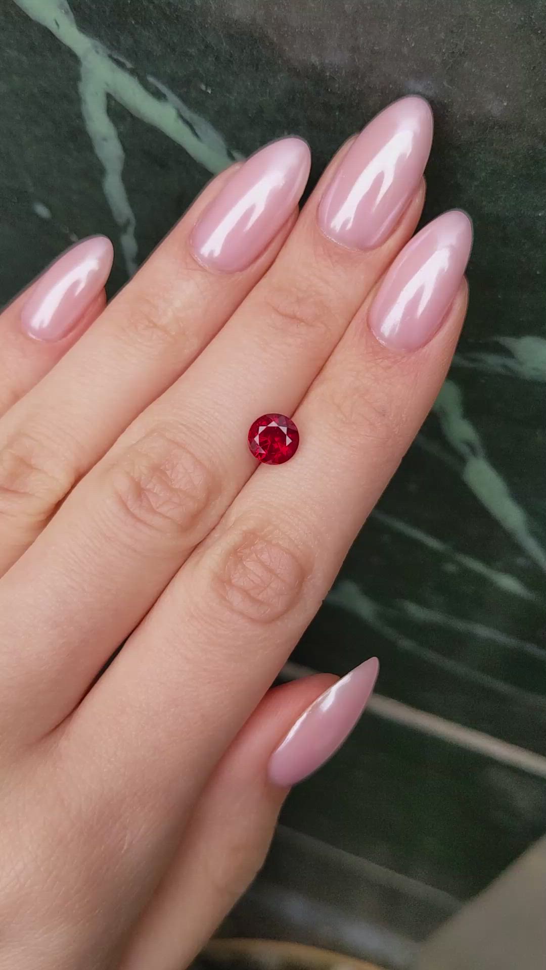 2.07 Ct. Ruby from Mozambique Size Video