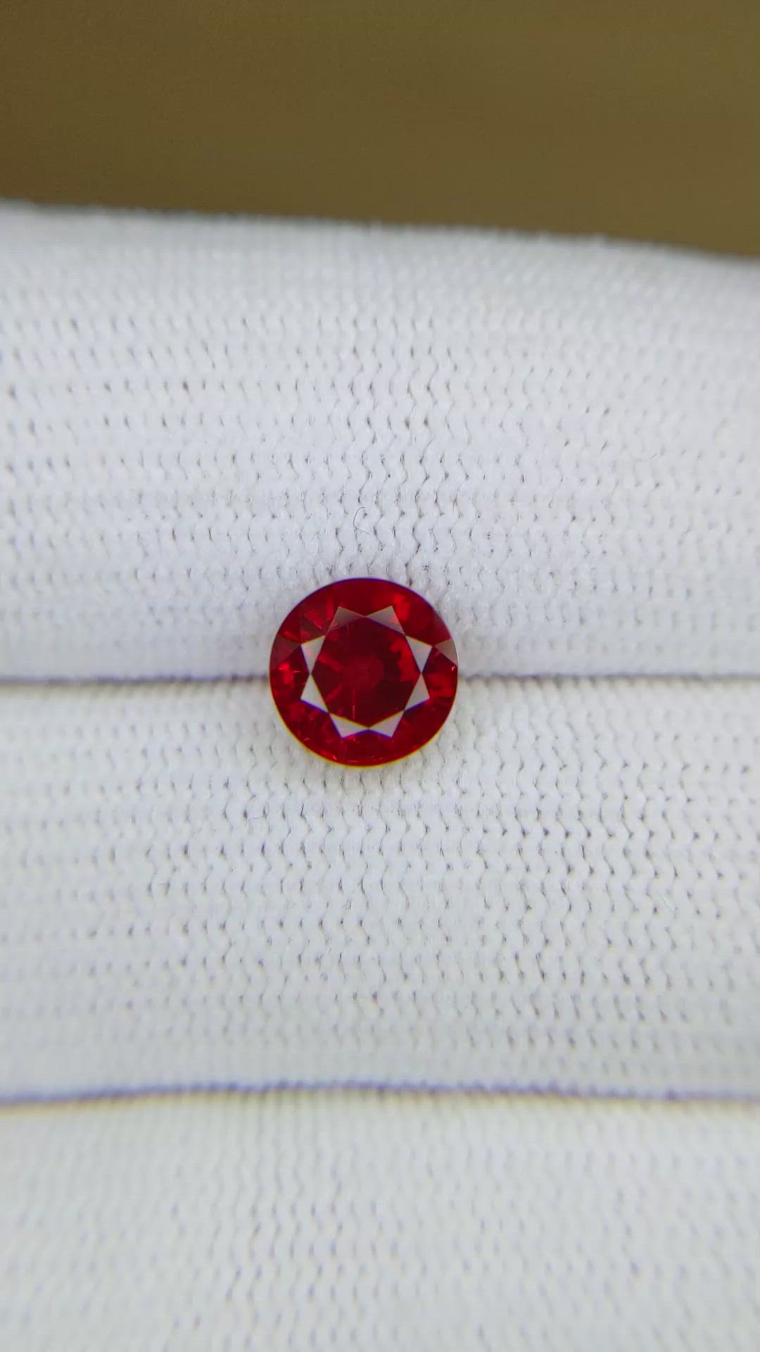 2.07 Ct. Ruby from Mozambique Size Video
