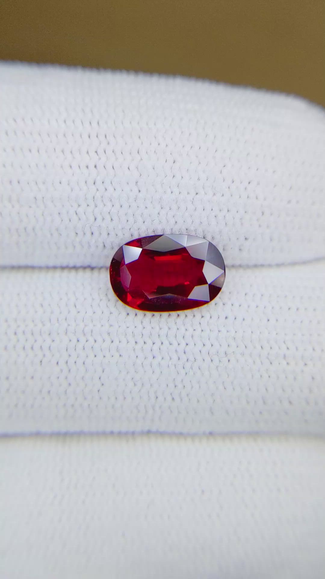 2.10 Ct. Ruby from Mozambique Size Video
