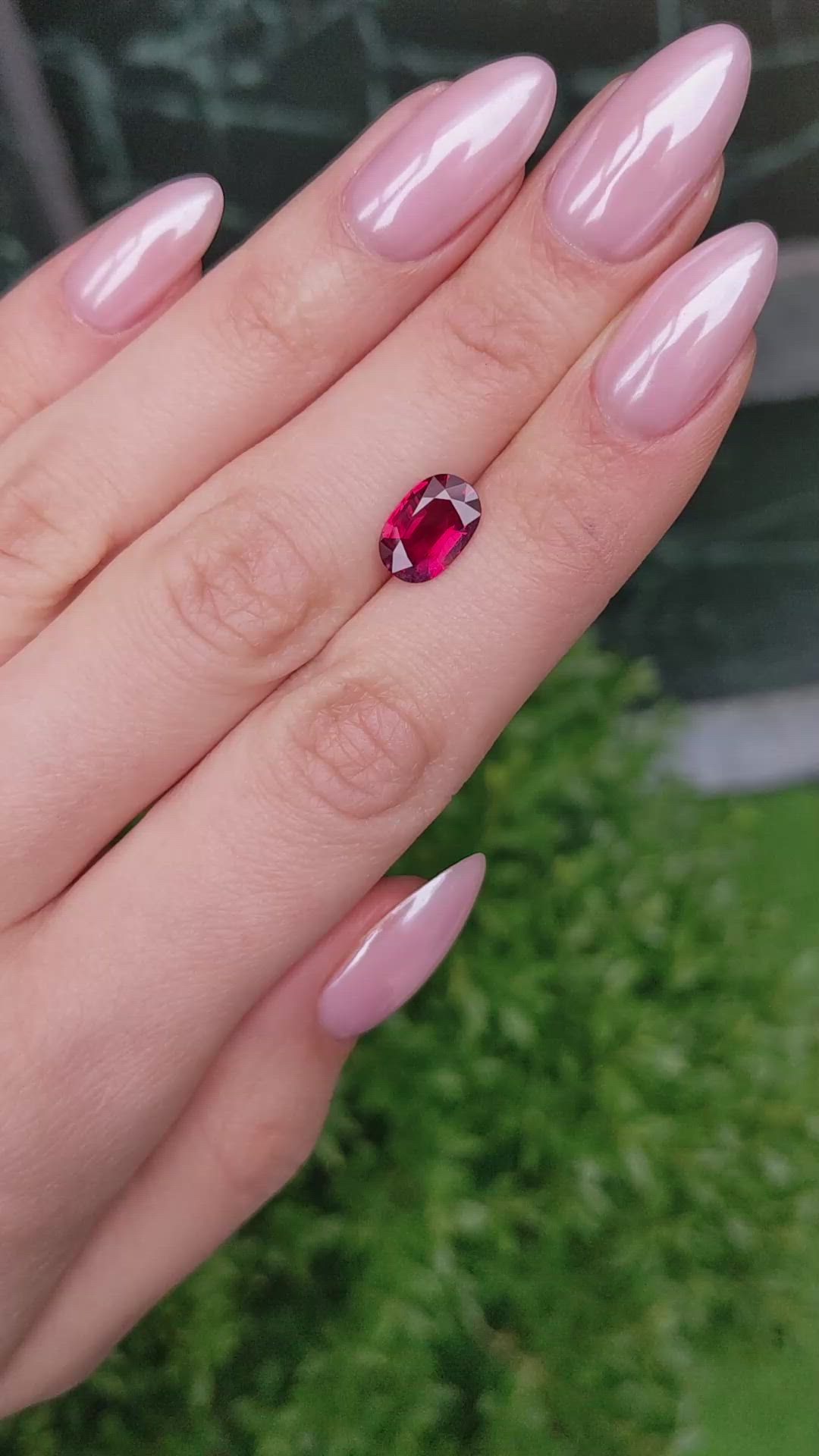 2.10 Ct. Ruby from Mozambique Size Video