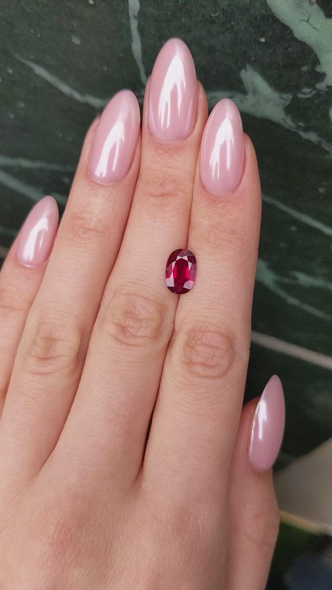 2.10 Ct. Ruby from Mozambique Size Video