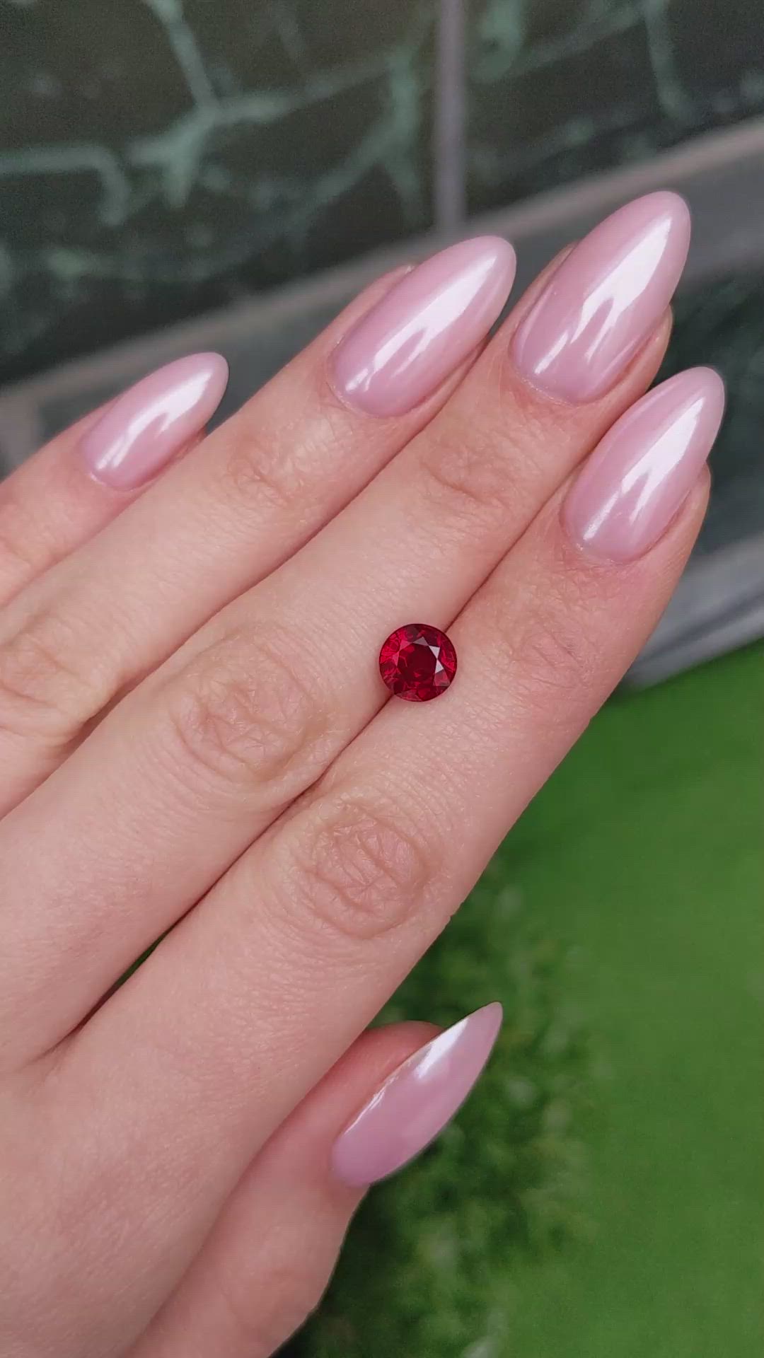 2.14 Ct. Ruby from Mozambique Size Video