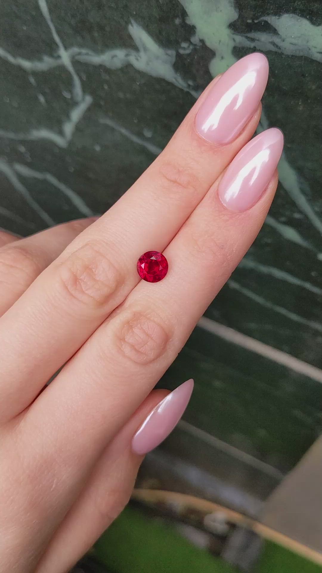 2.14 Ct. Ruby from Mozambique Size Video