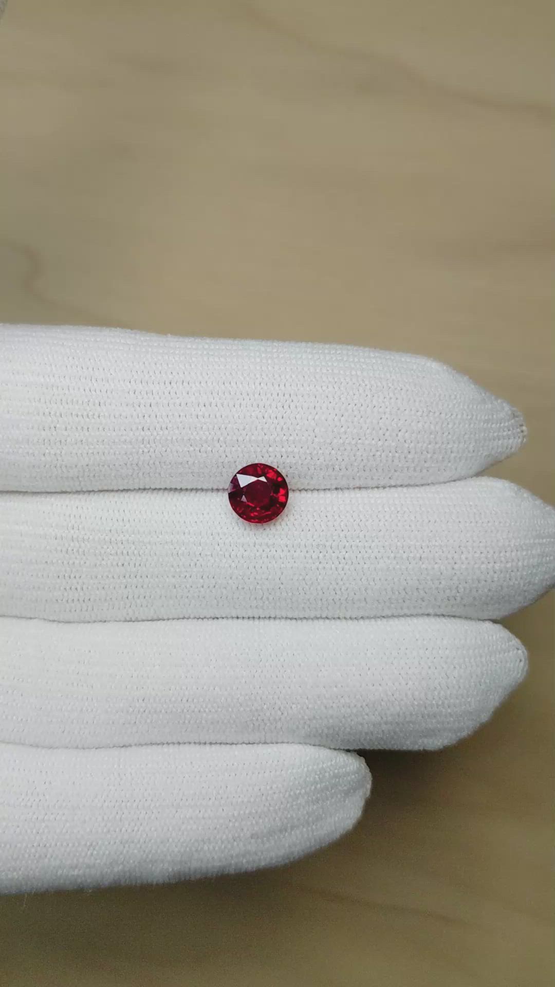 2.15 Ct. Ruby from Mozambique Size Video
