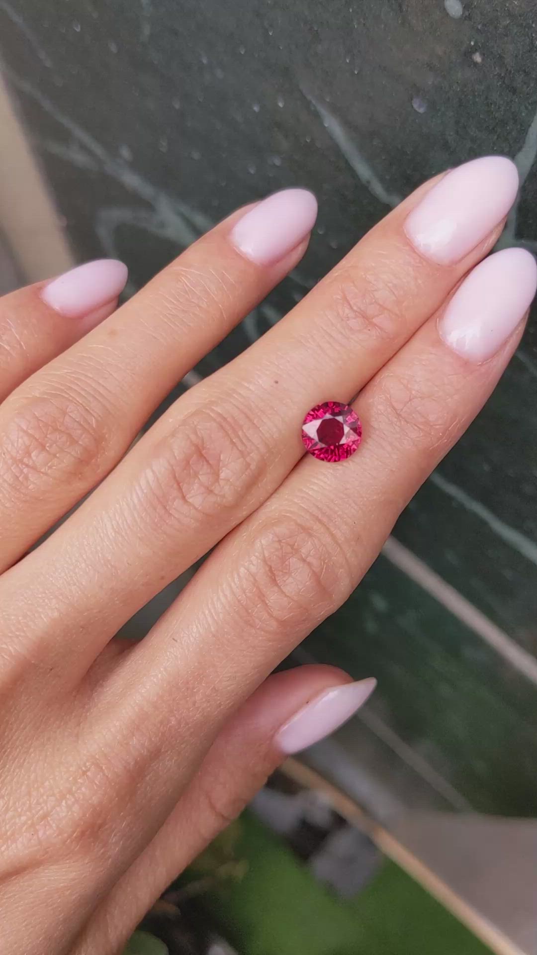 2.28 Ct. Ruby from Mozambique Size Video