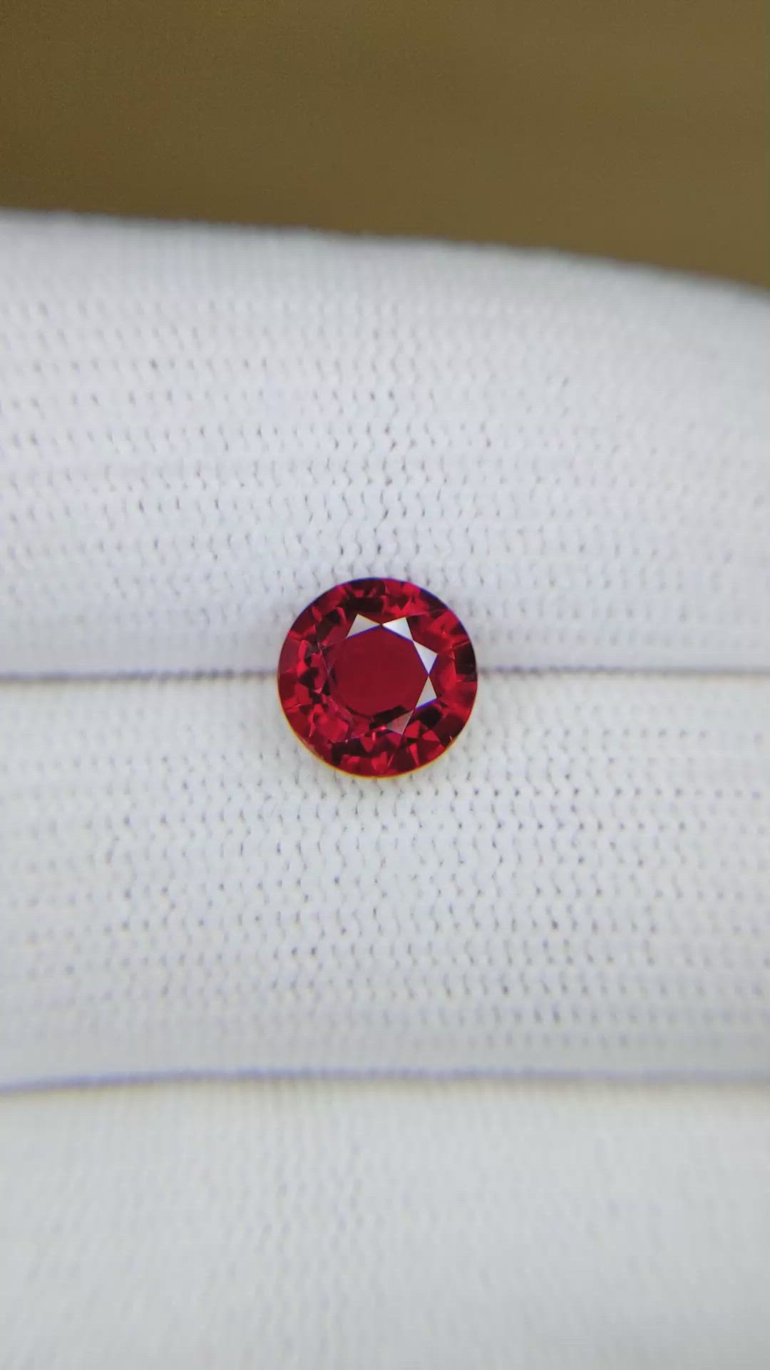 2.28 Ct. Ruby from Mozambique Size Video