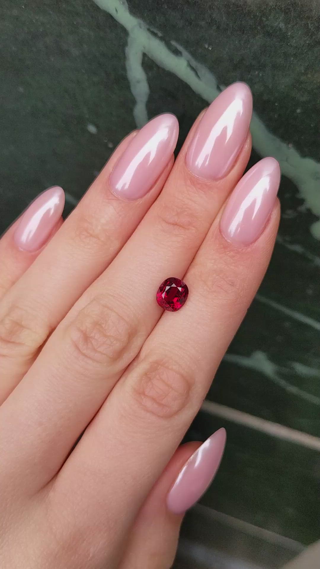 2.45 Ct. Ruby from Mozambique Size Video