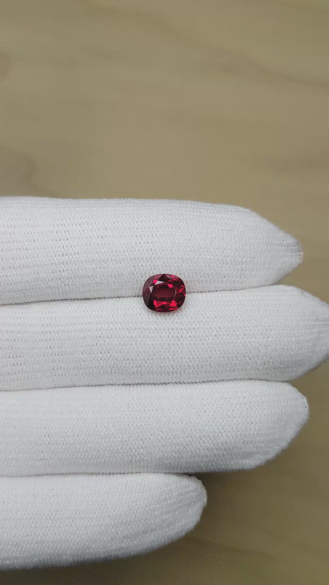 2.45 Ct. Ruby from Mozambique Size Video