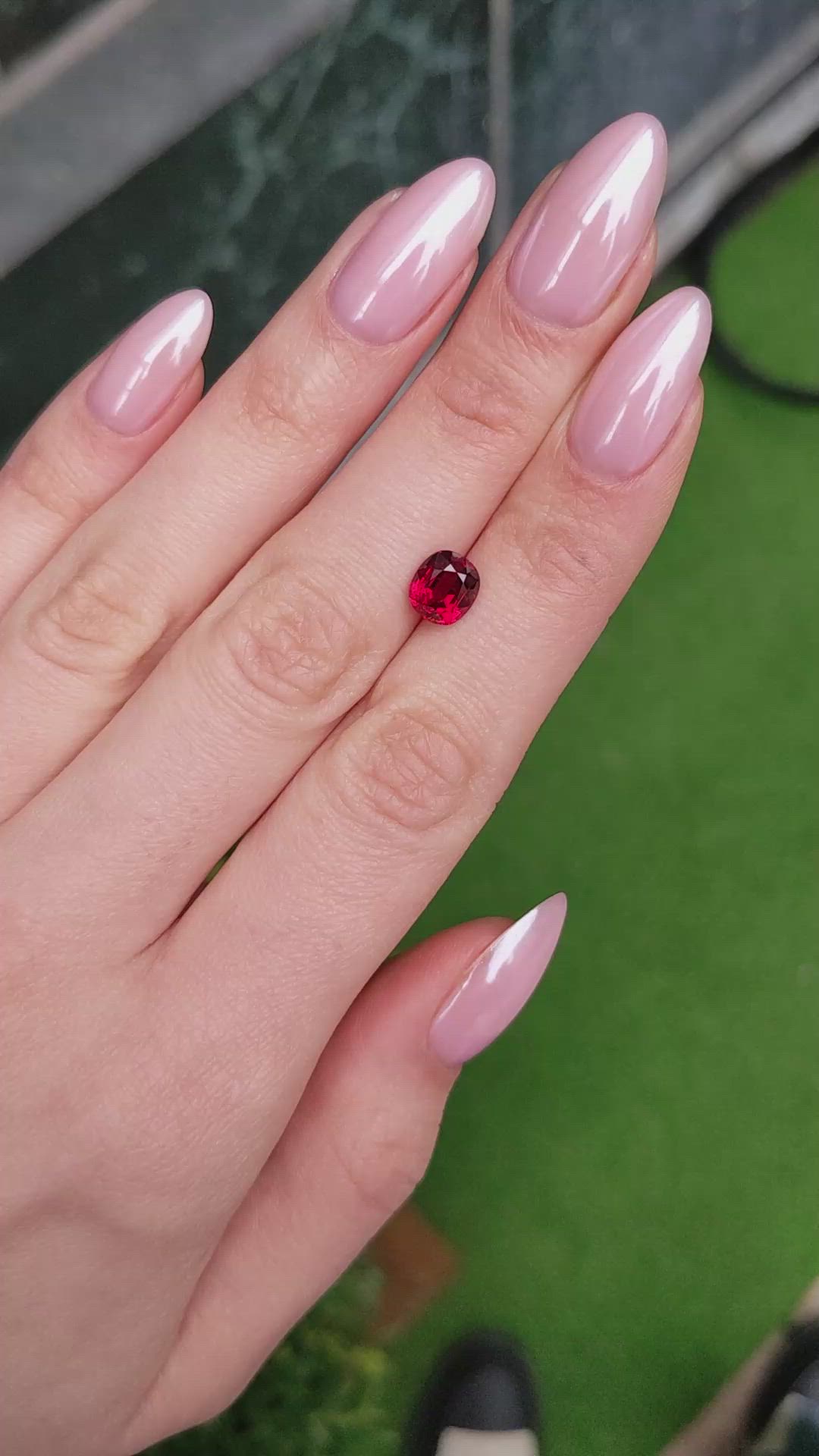 2.45 Ct. Ruby from Mozambique Size Video