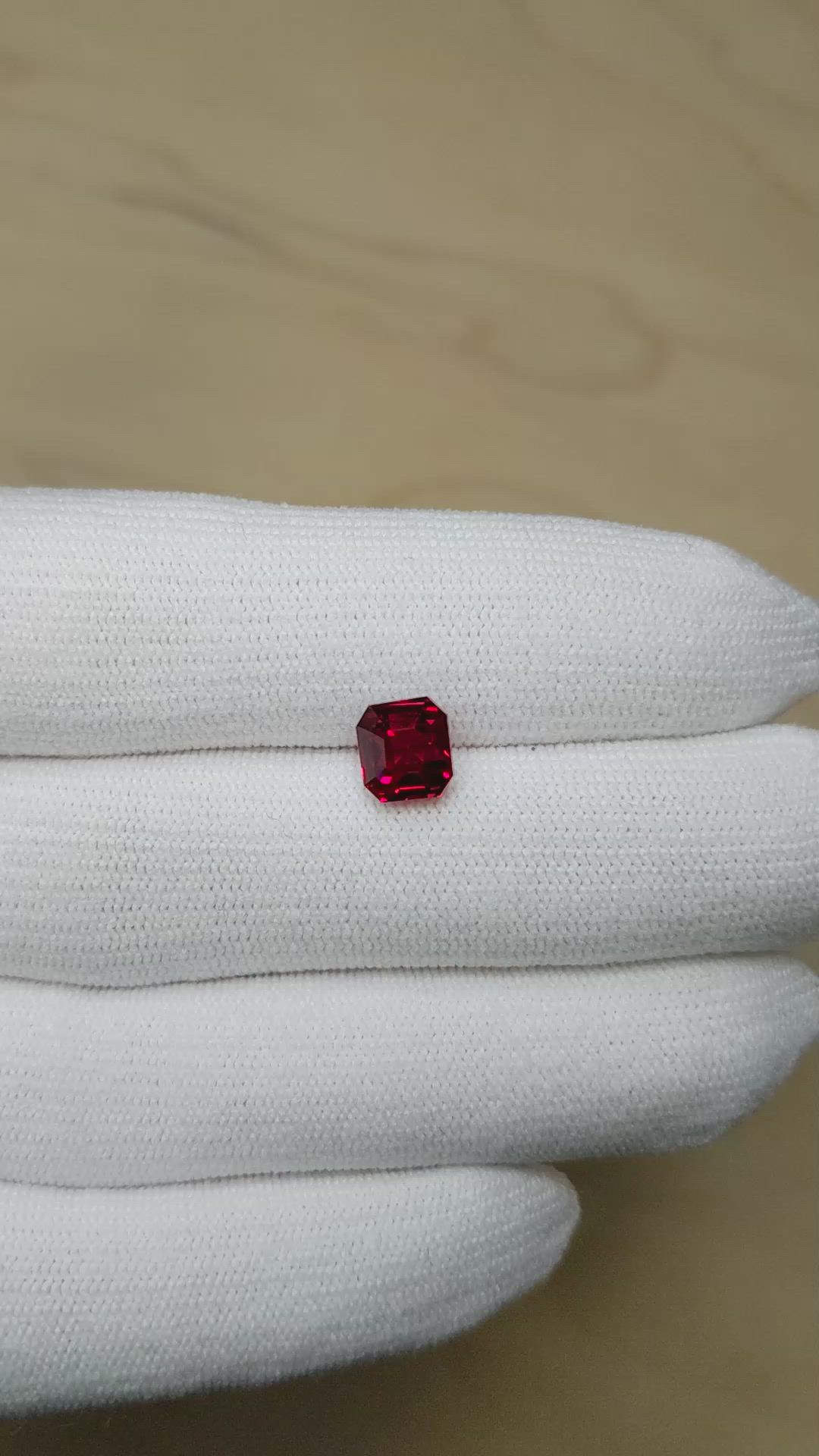 3.00 Ct. Ruby from Mozambique Size Video