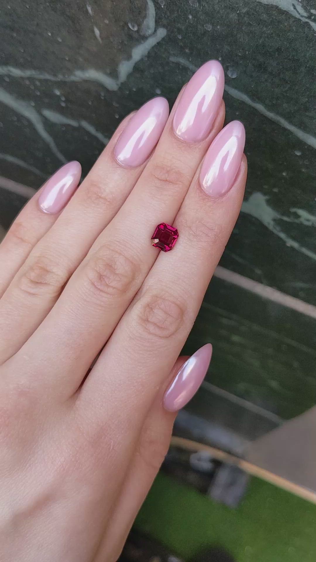 3.00 Ct. Ruby from Mozambique Size Video