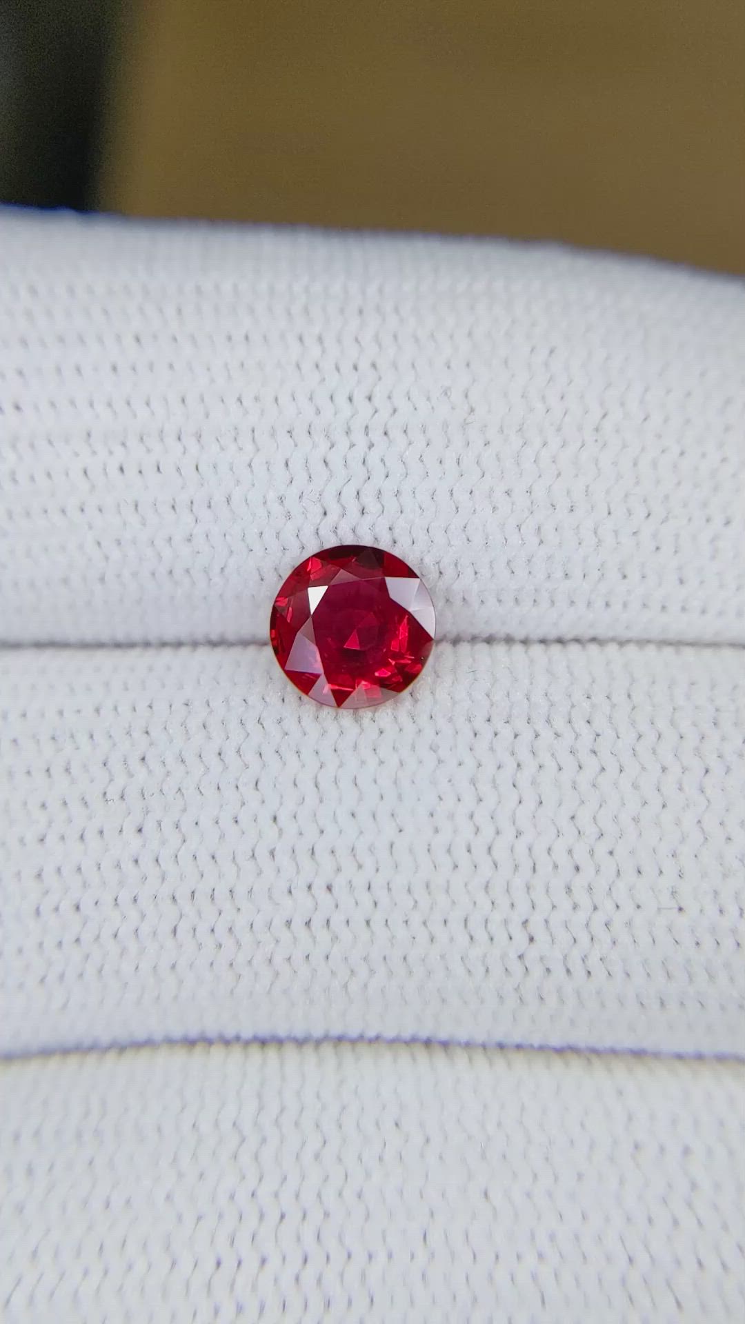 0.83 Ct. Ruby from Mozambique Size Video