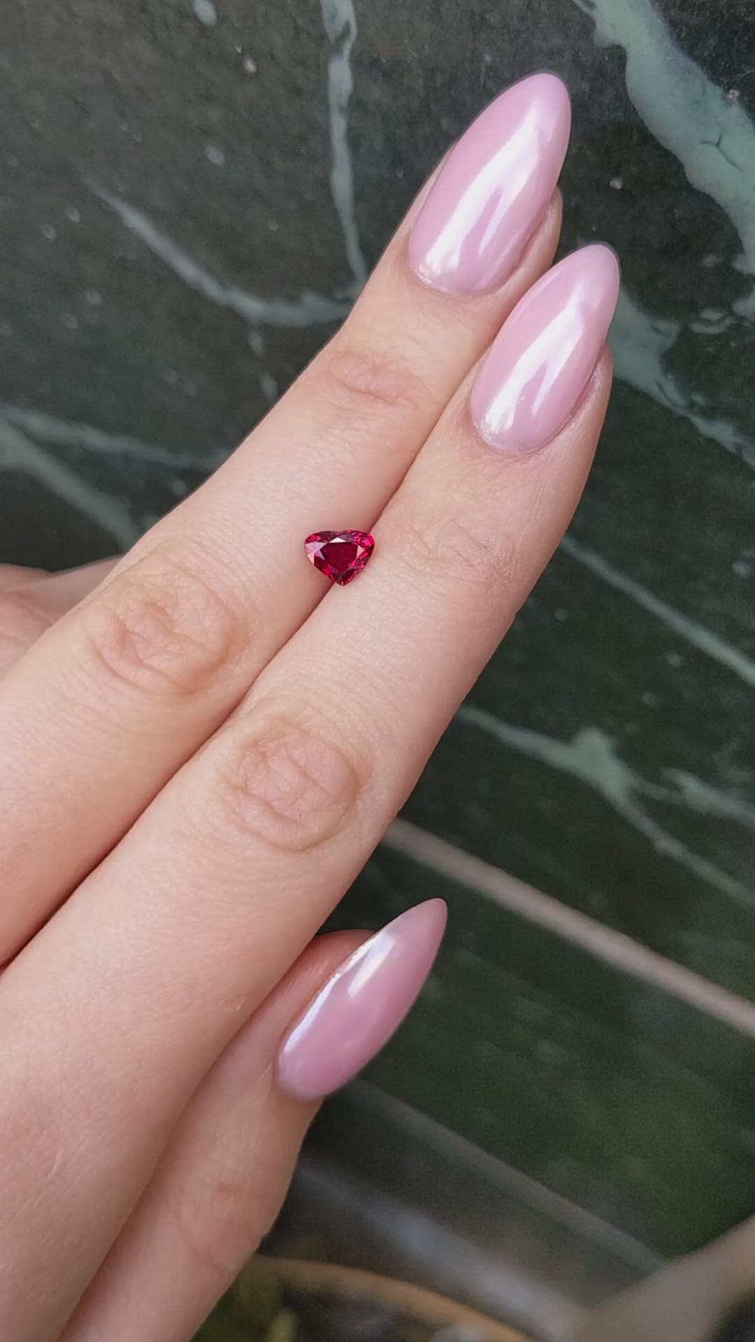 1.00 Ct. Ruby from Mozambique Size Video
