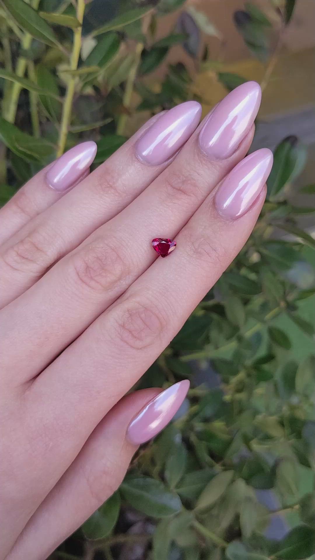 1.00 Ct. Ruby from Mozambique Size Video