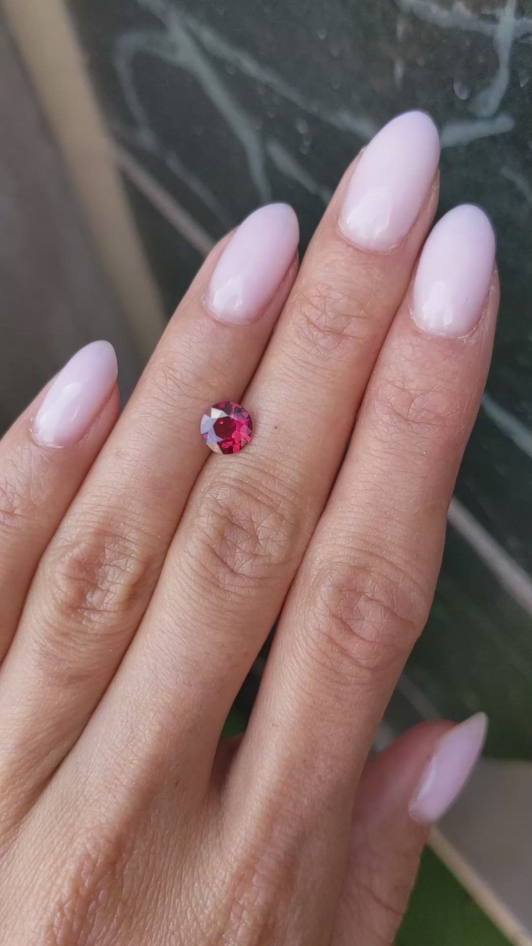 1.00 Ct. Ruby from Mozambique Size Video