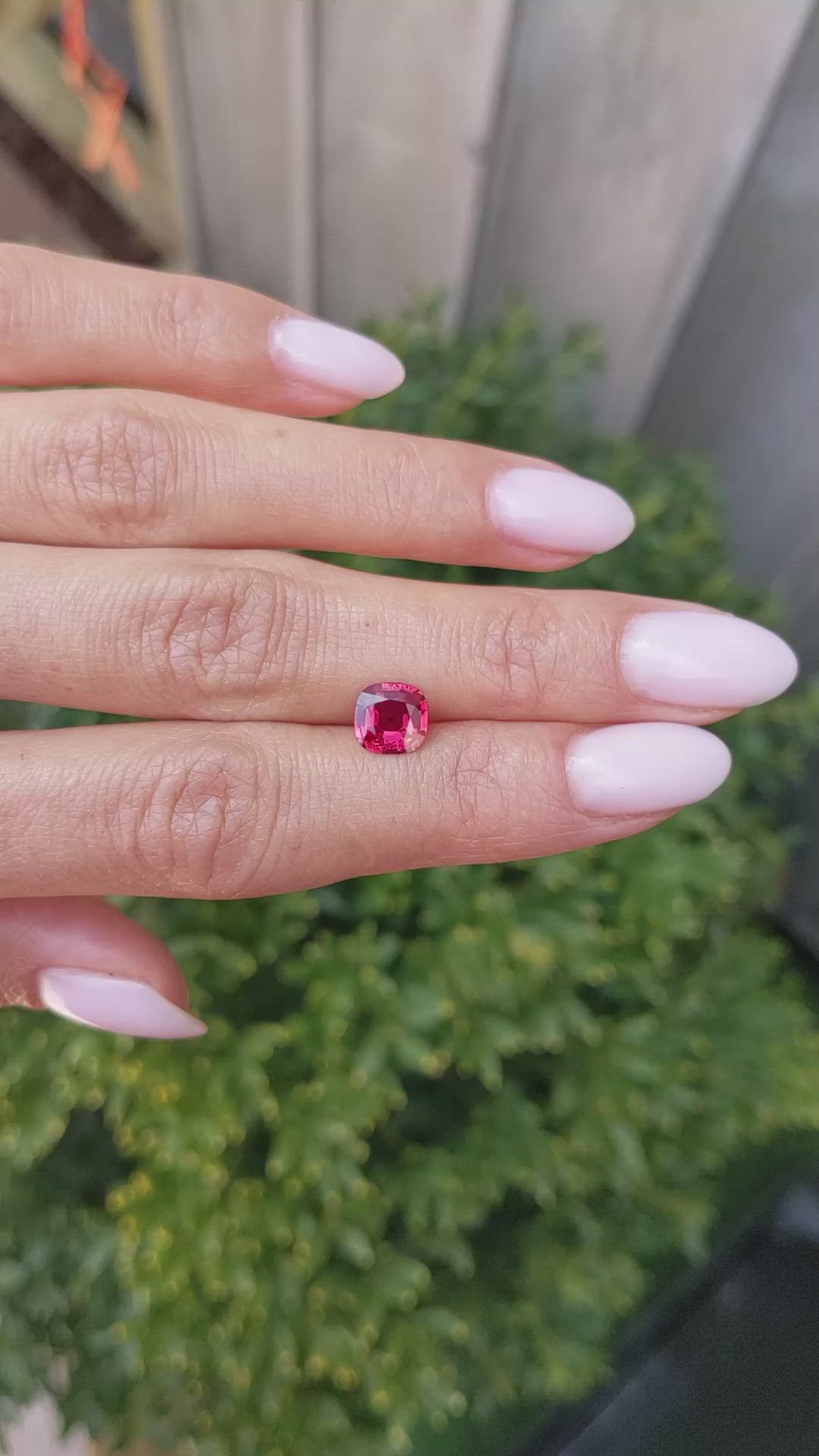 1.36 Ct. Ruby from Mozambique Size Video