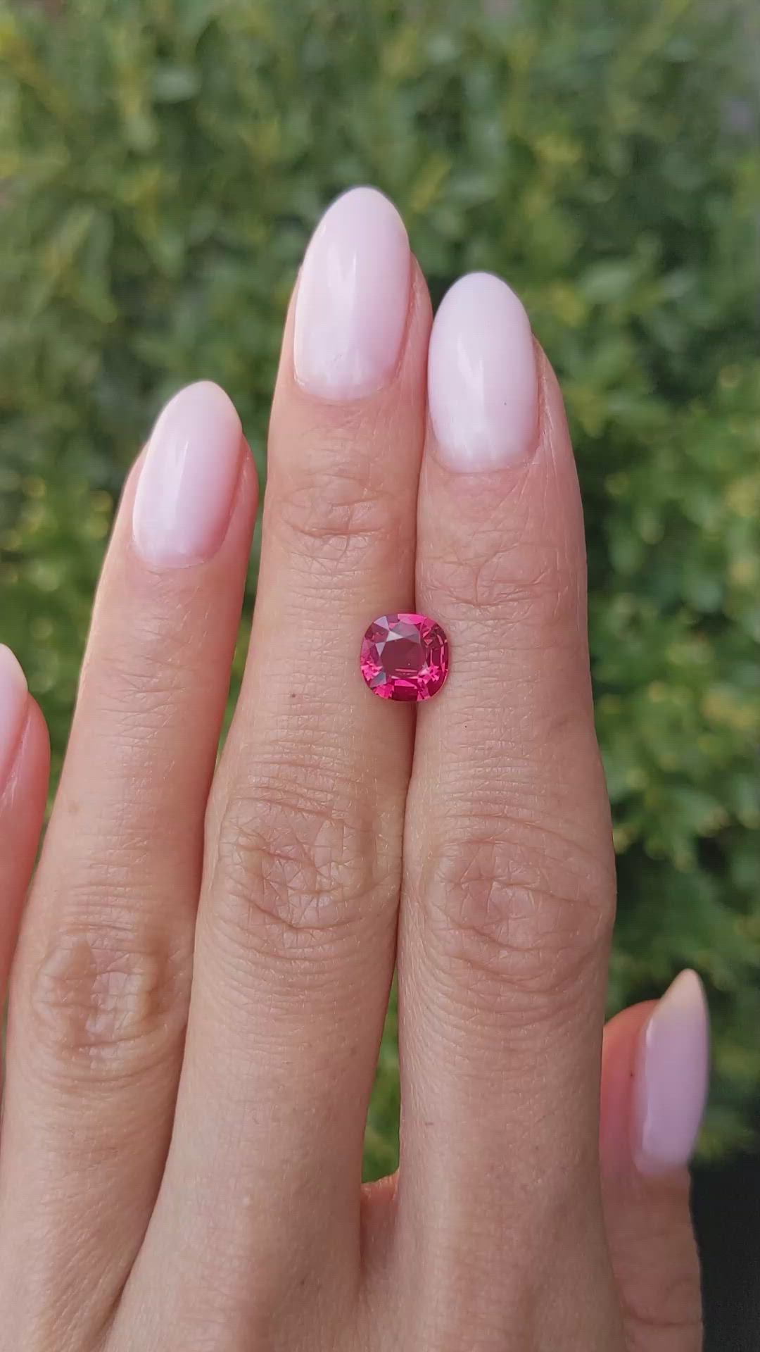 1.58 Ct. Ruby from Mozambique Size Video