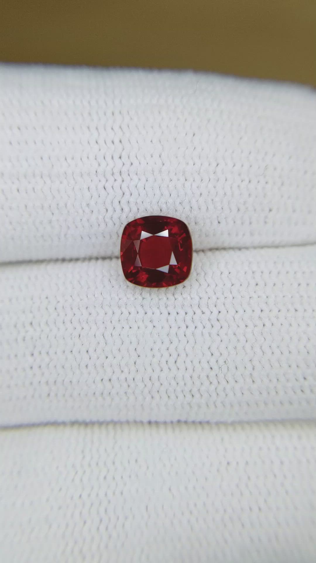 1.58 Ct. Ruby from Mozambique Size Video