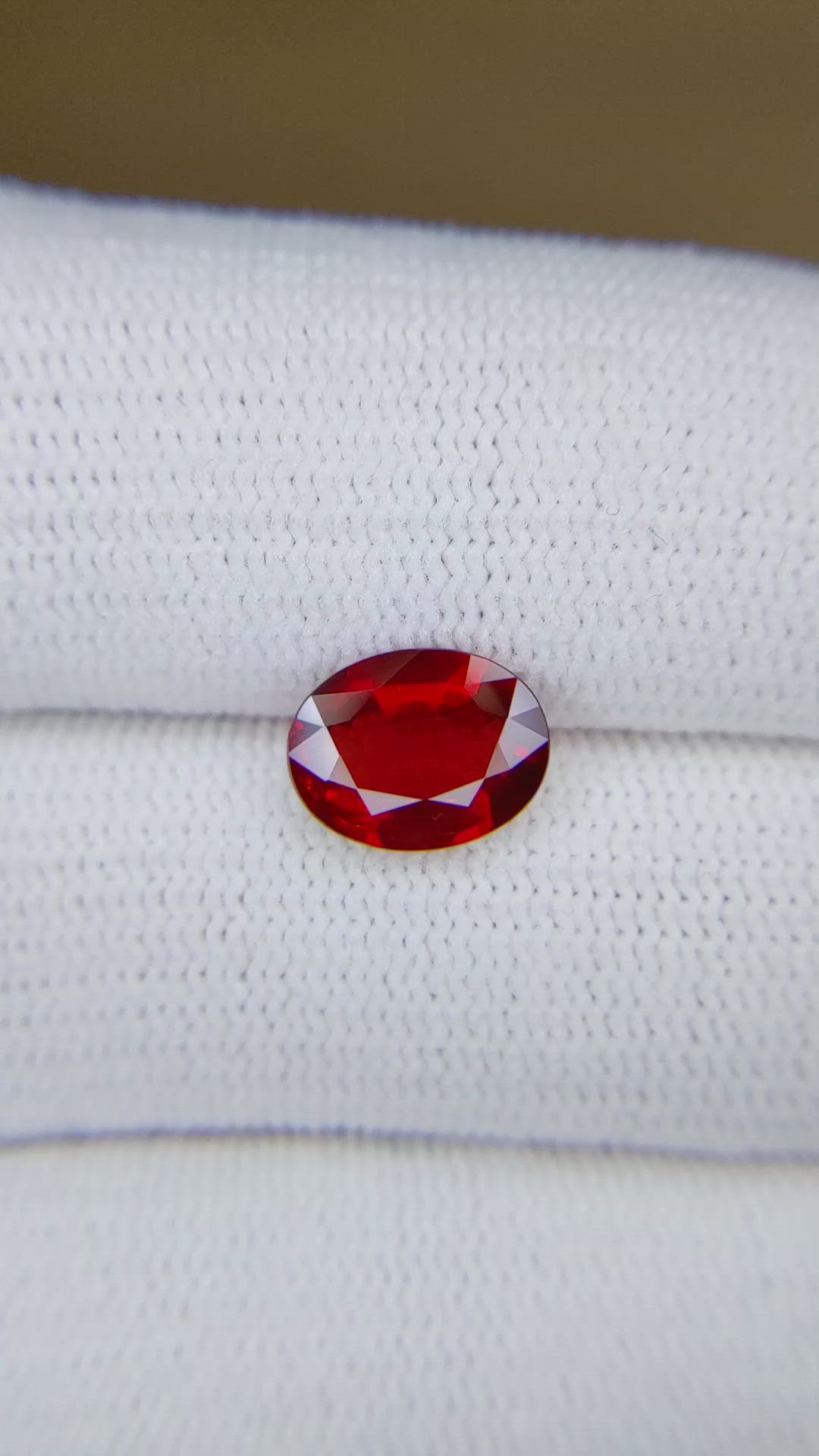 2.04 Ct. Ruby from Mozambique Size Video