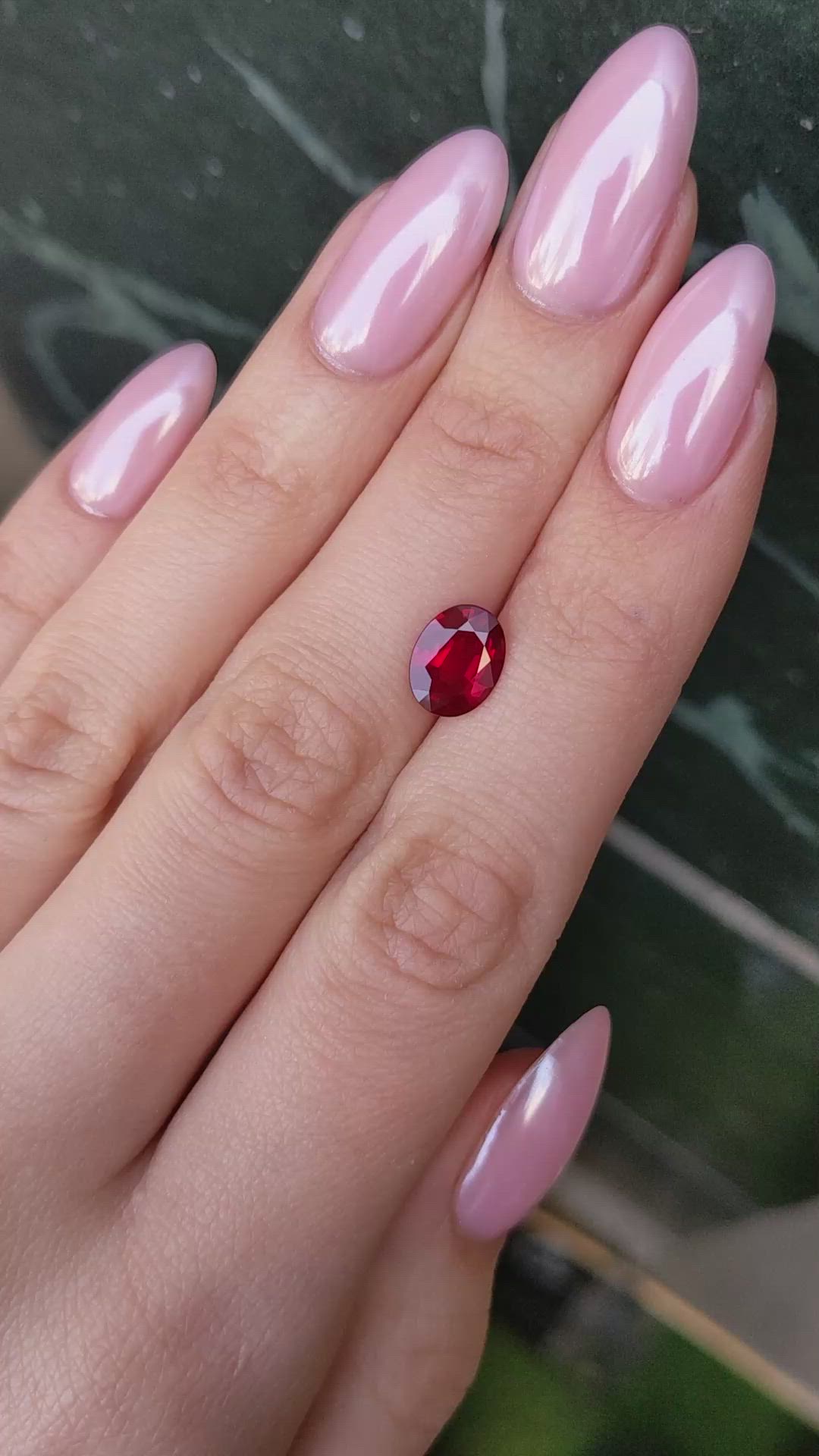 2.04 Ct. Ruby from Mozambique Size Video