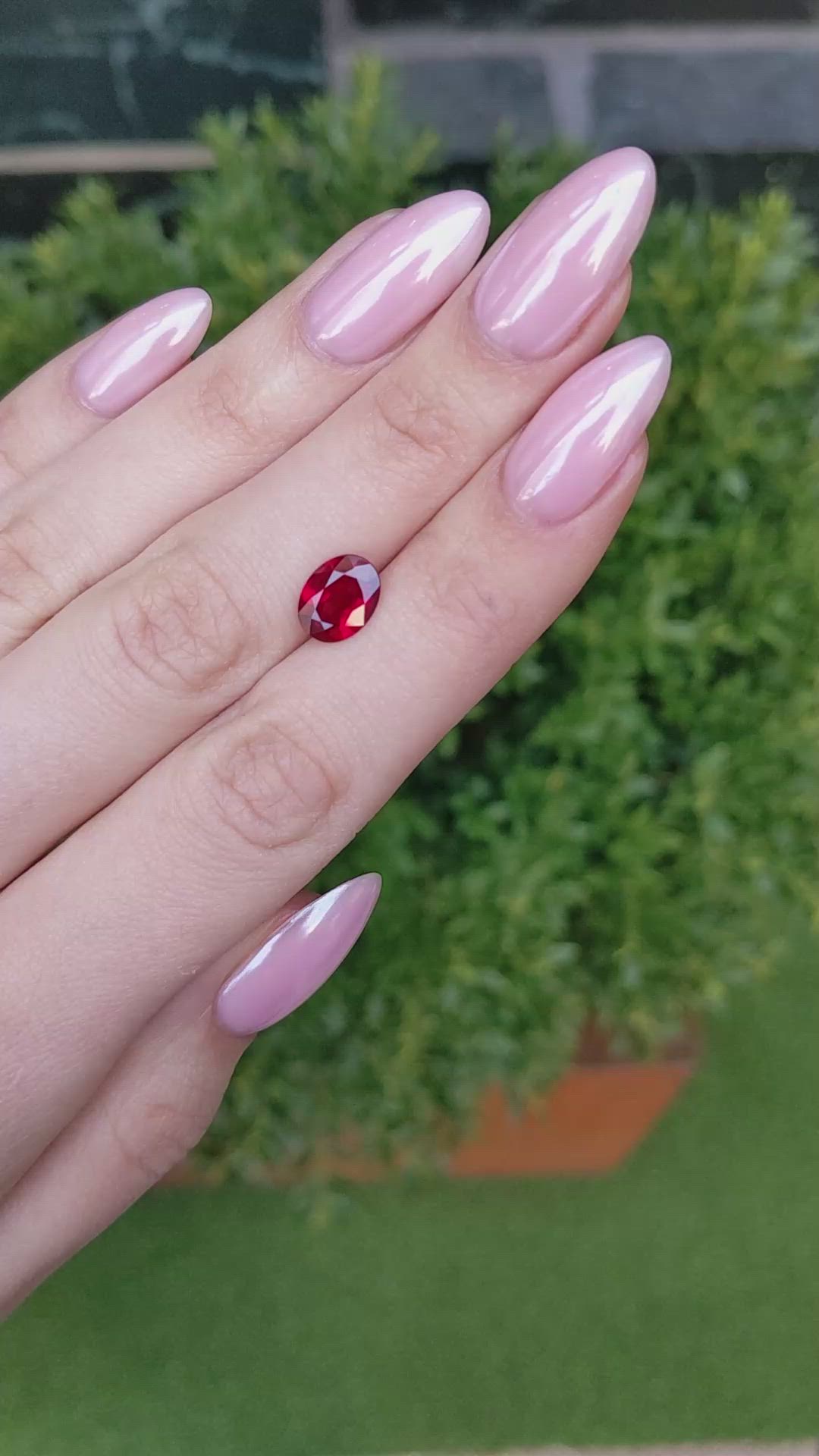 2.04 Ct. Ruby from Mozambique Size Video