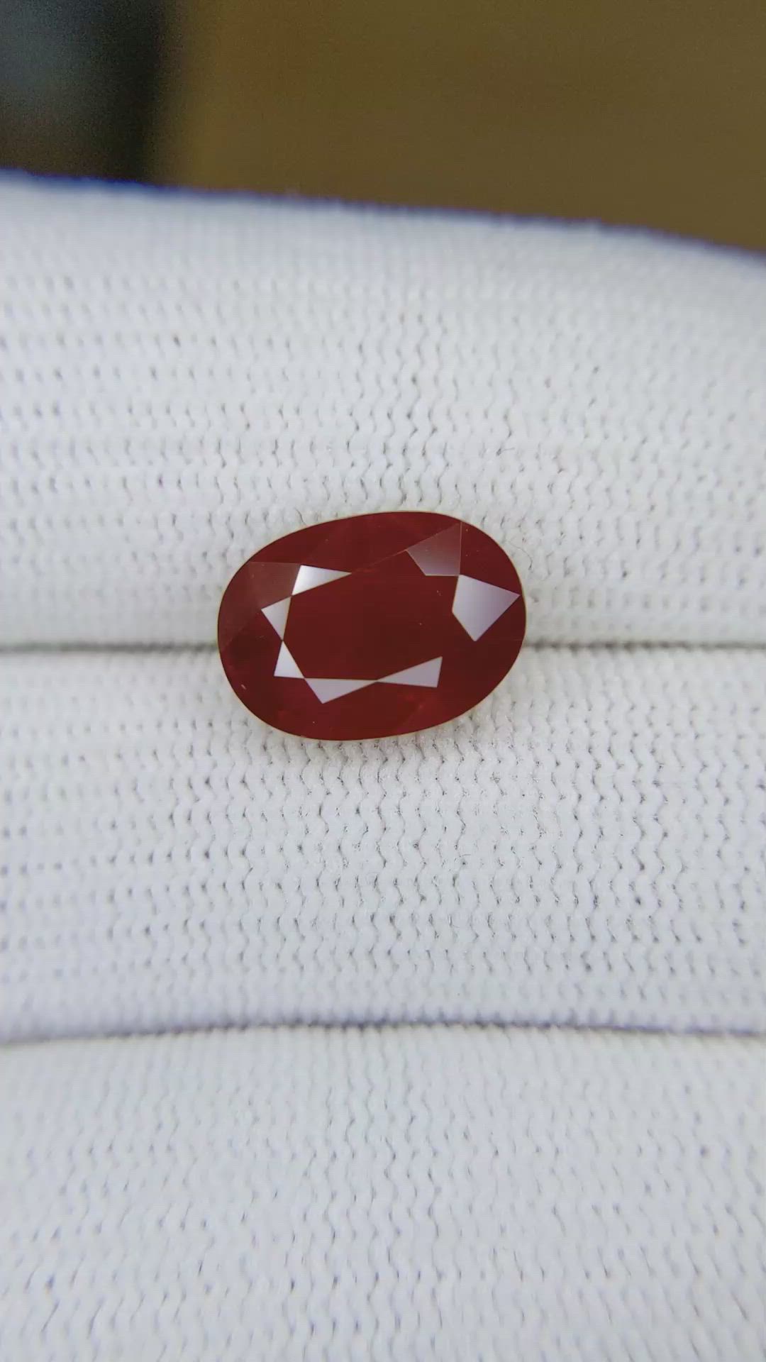 5.03 Ct. Ruby from Burma (Myanmar) Size Video