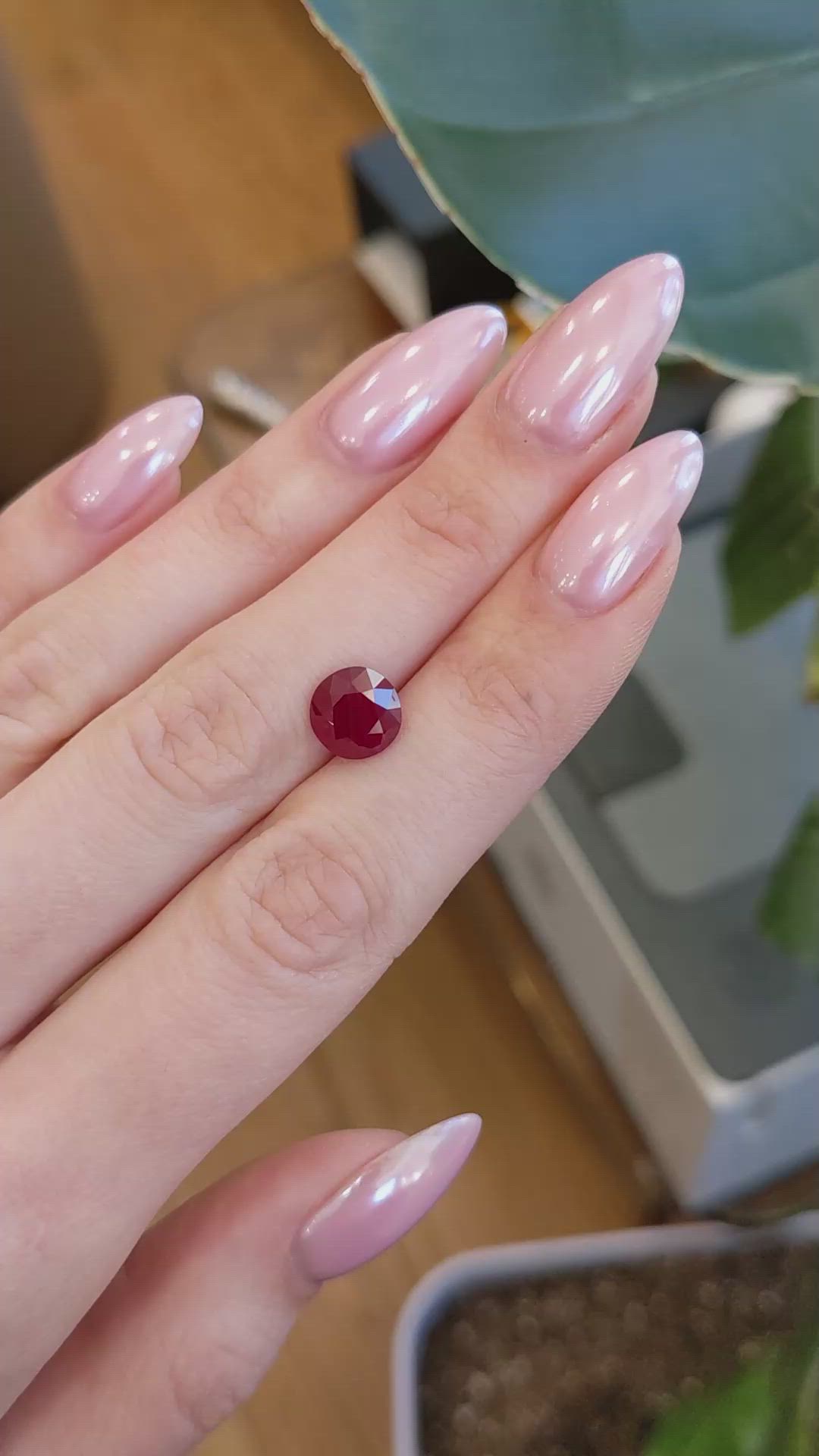 3.80 Ct. Ruby from Burma (Myanmar) Size Video
