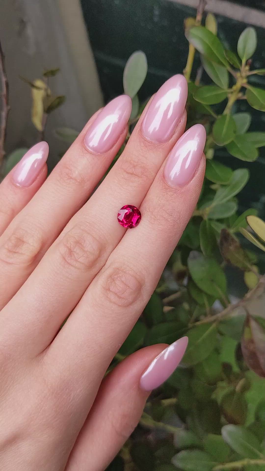 2.19 Ct. Ruby from Mozambique Size Video