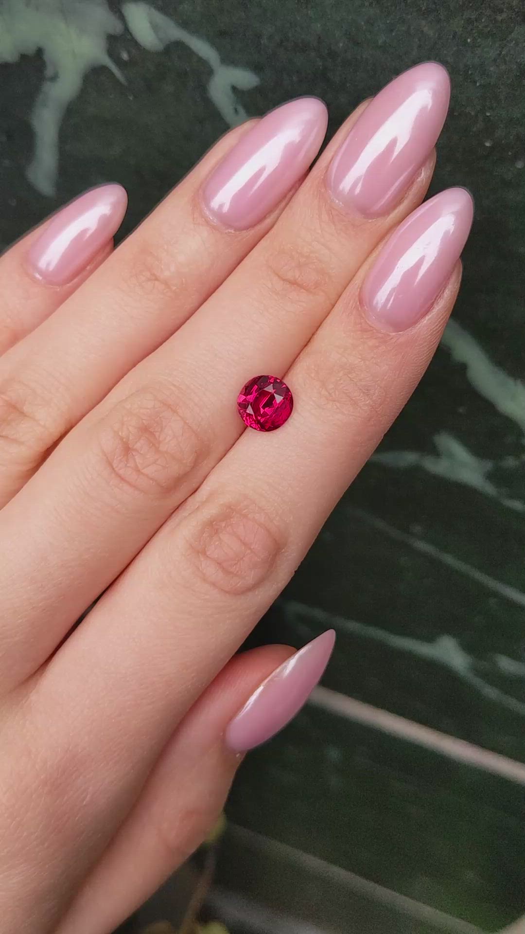 2.19 Ct. Ruby from Mozambique Size Video