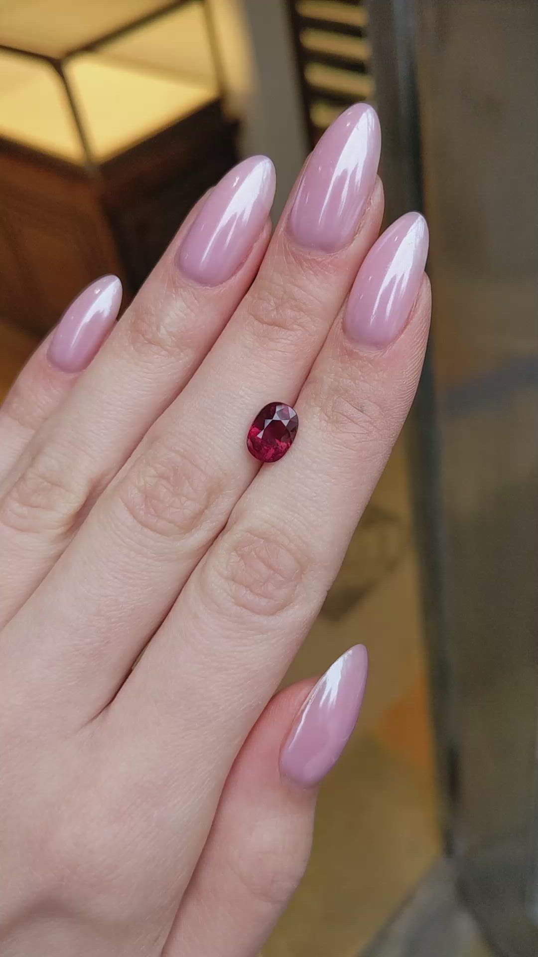 2.53 Ct. Ruby from Mozambique Size Video