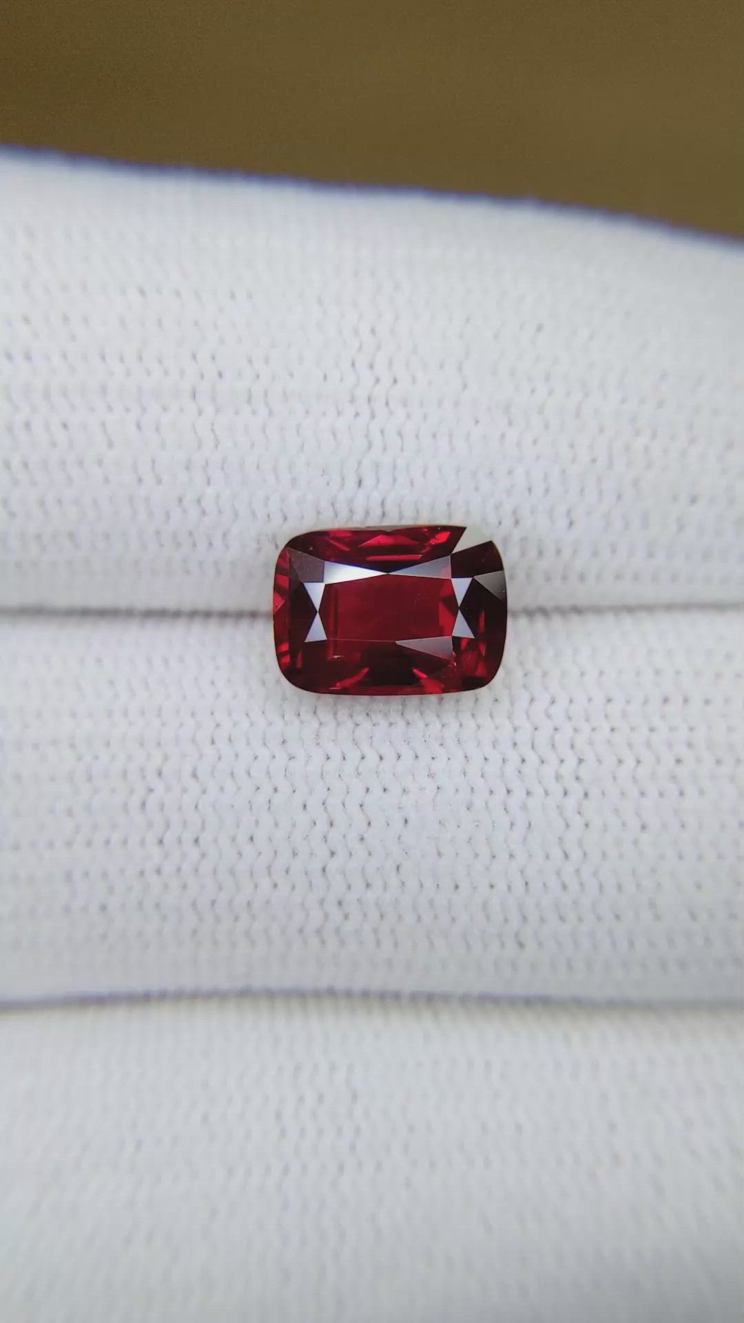 3.00 Ct. Ruby from Mozambique Size Video