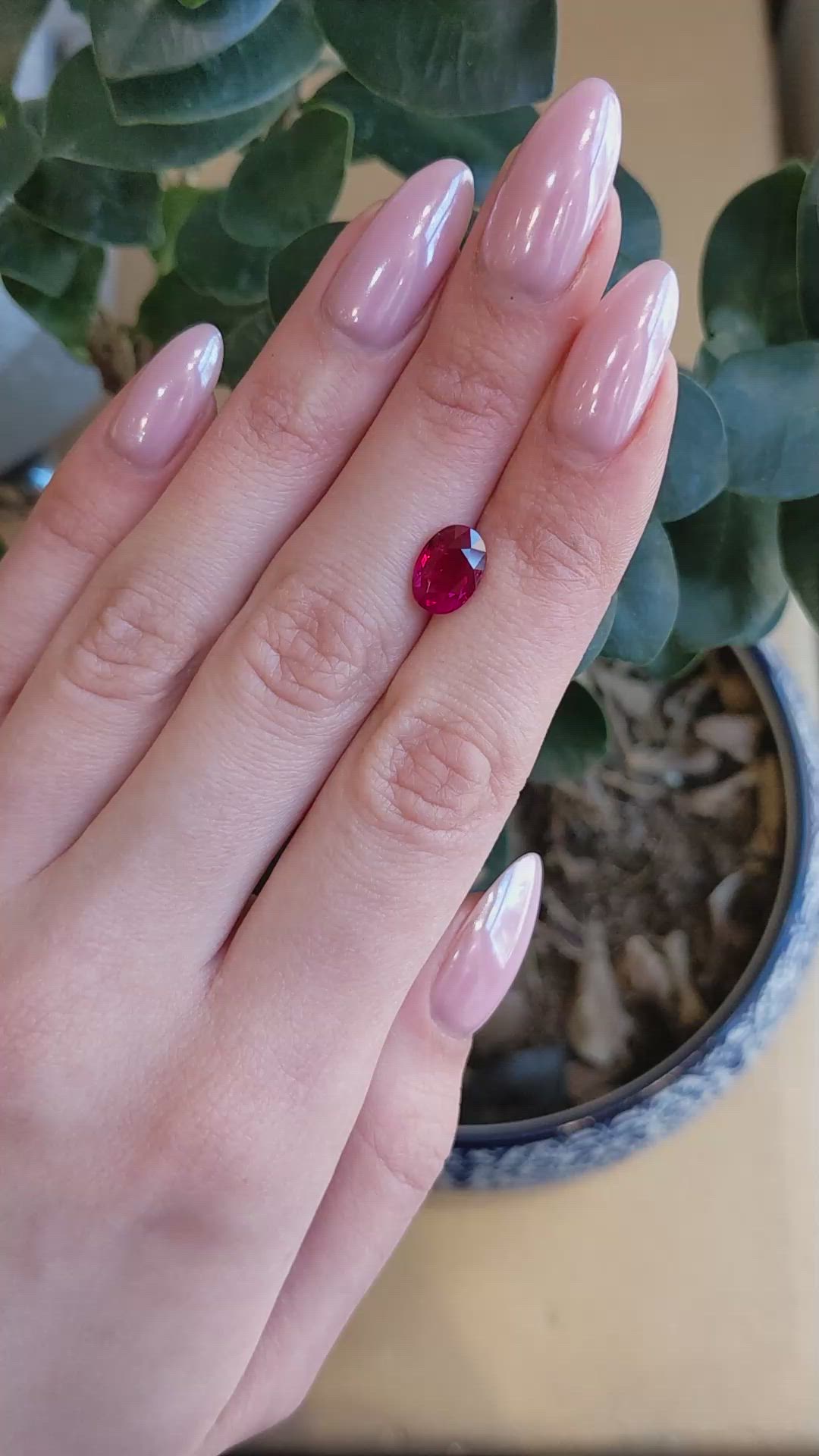 3.03 Ct. Ruby from Burma (Myanmar) Size Video