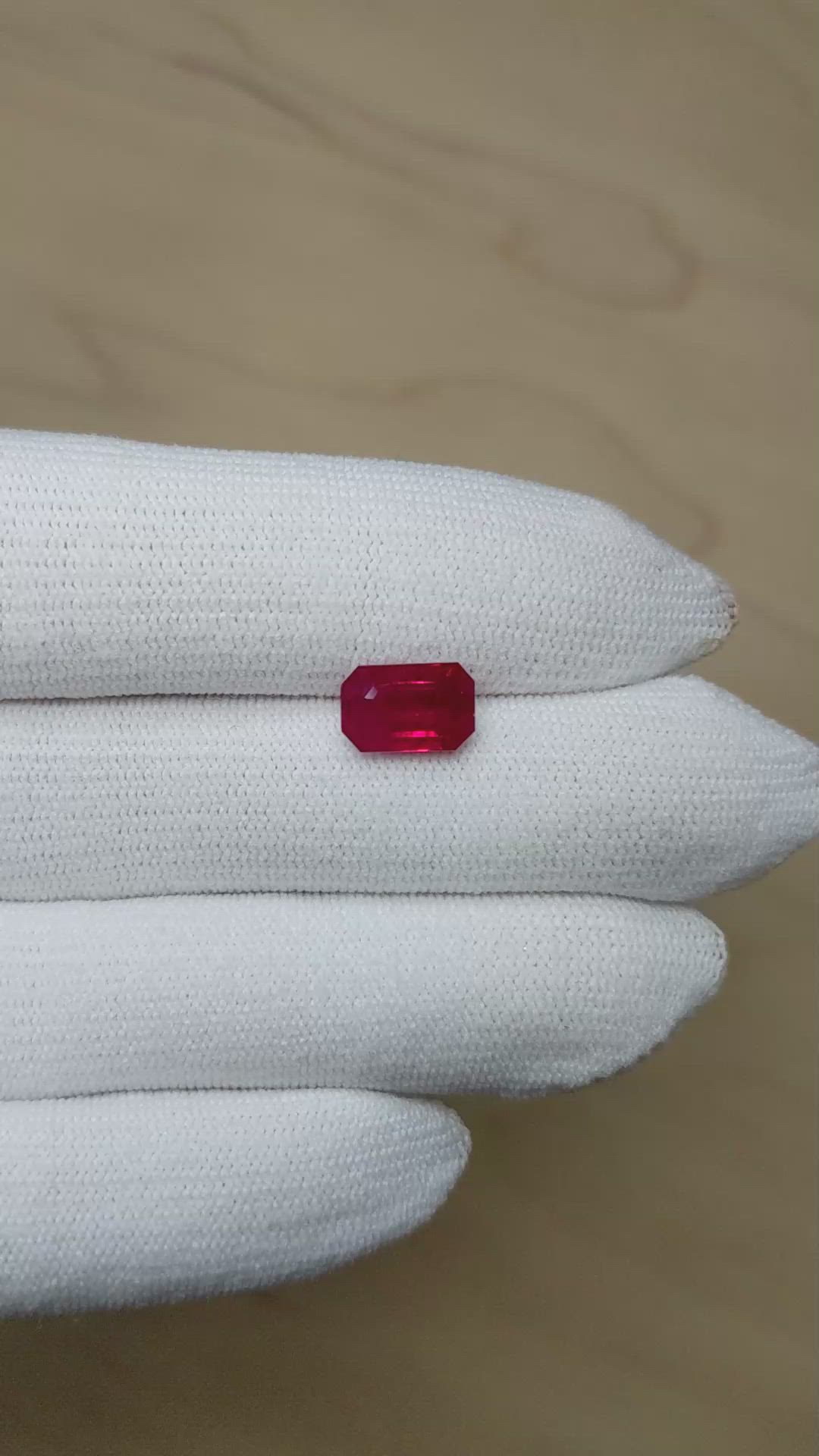 3.05 Ct. Ruby from Burma (Myanmar) Size Video