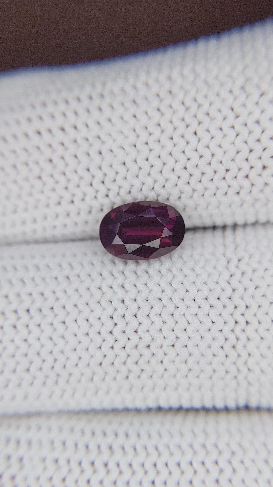 1.59 Ct. Pinkish Red Ruby from Tanzania Size Video