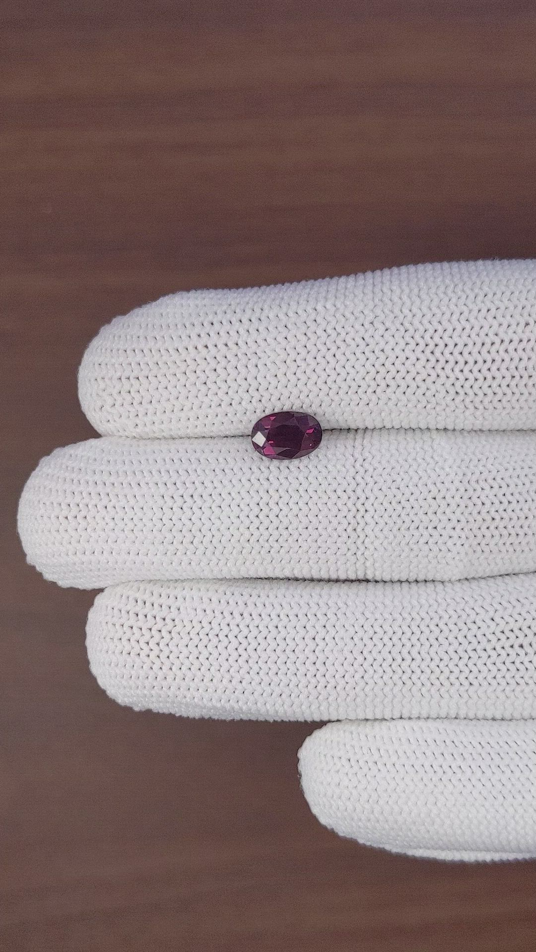 1.59 Ct. Pinkish Red Ruby from Tanzania Size Video