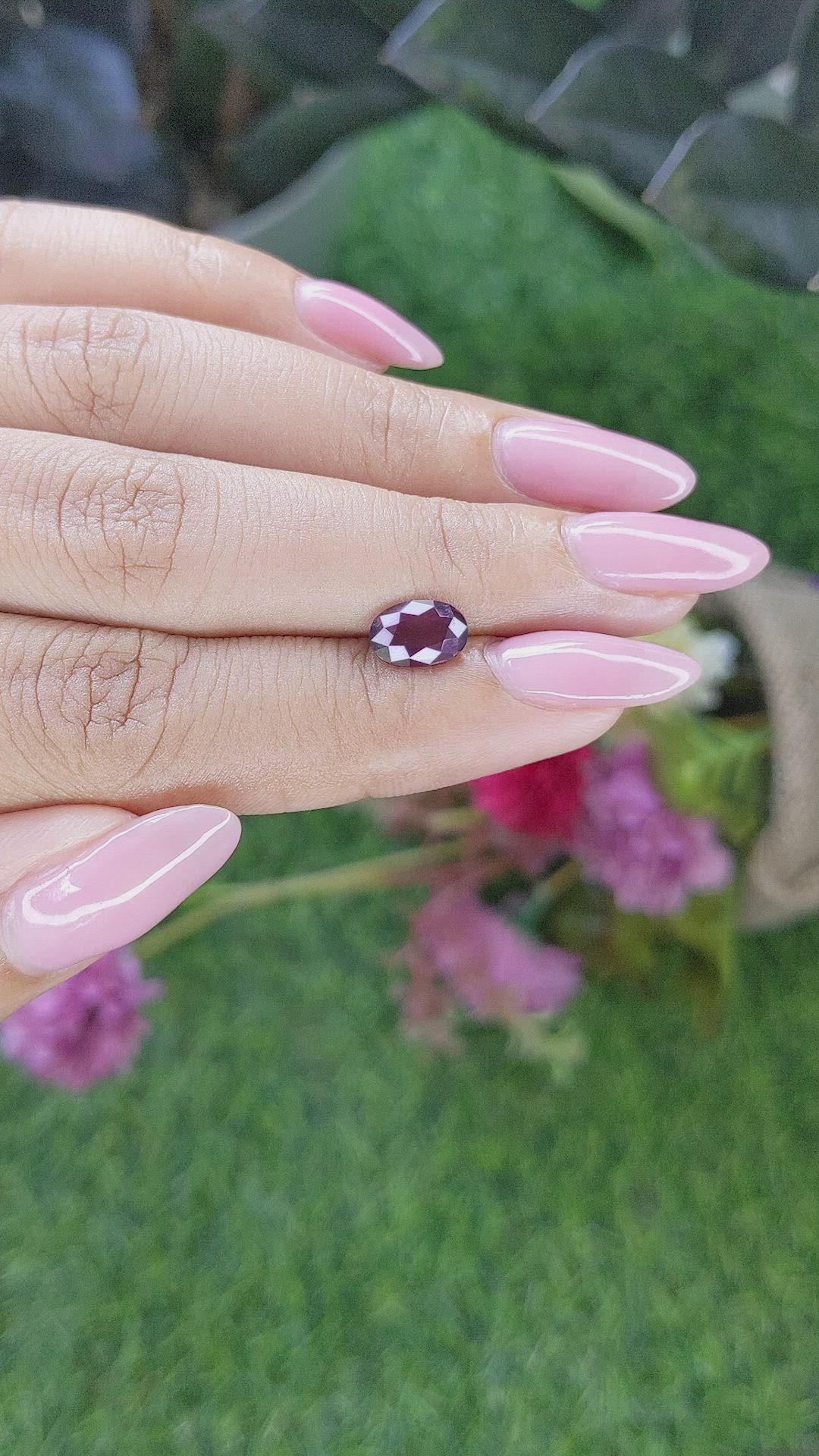 1.59 Ct. Pinkish Red Ruby from Tanzania Size Video