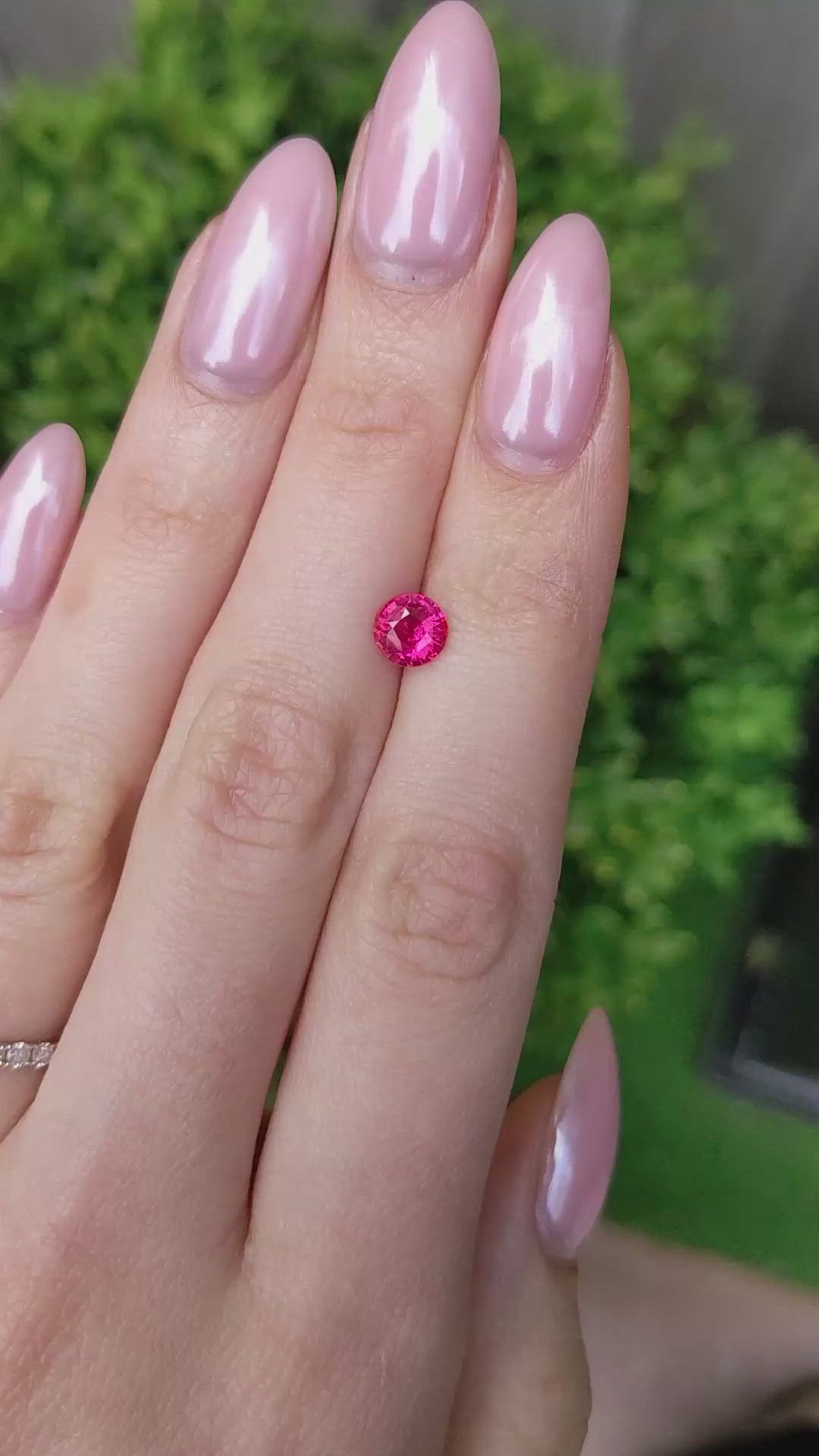 1.07 Ct. Ruby from Mozambique Size Video