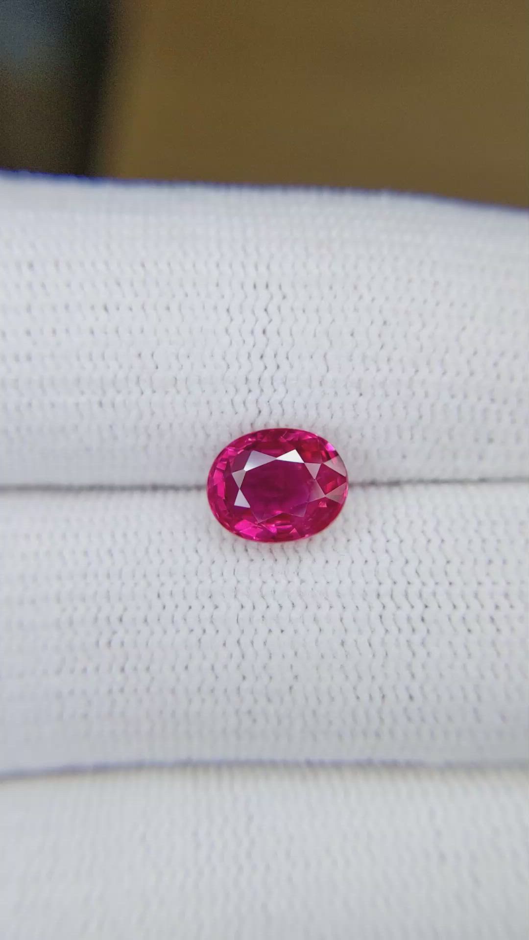2.03 Ct. Ruby from Burma (Myanmar) Size Video