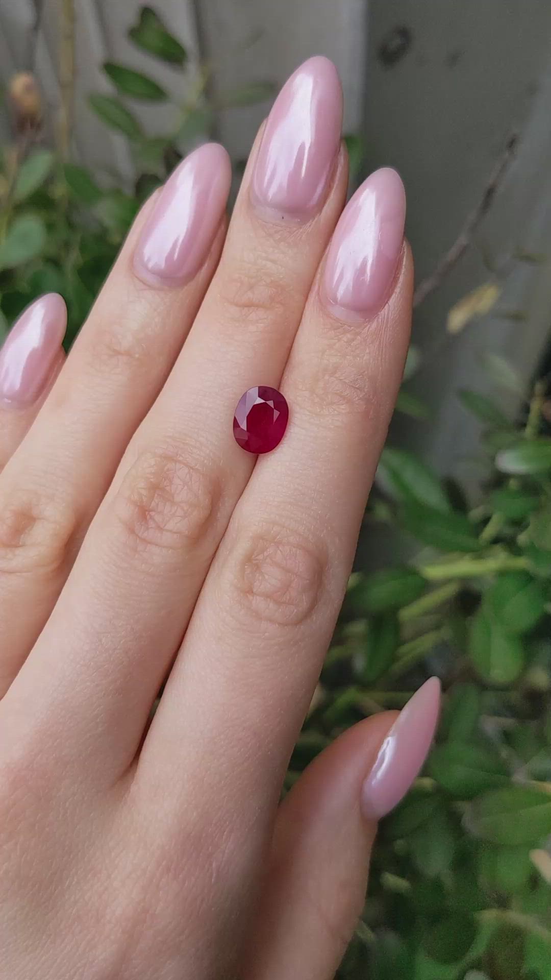 2.48 Ct. Ruby from Burma (Myanmar) Size Video