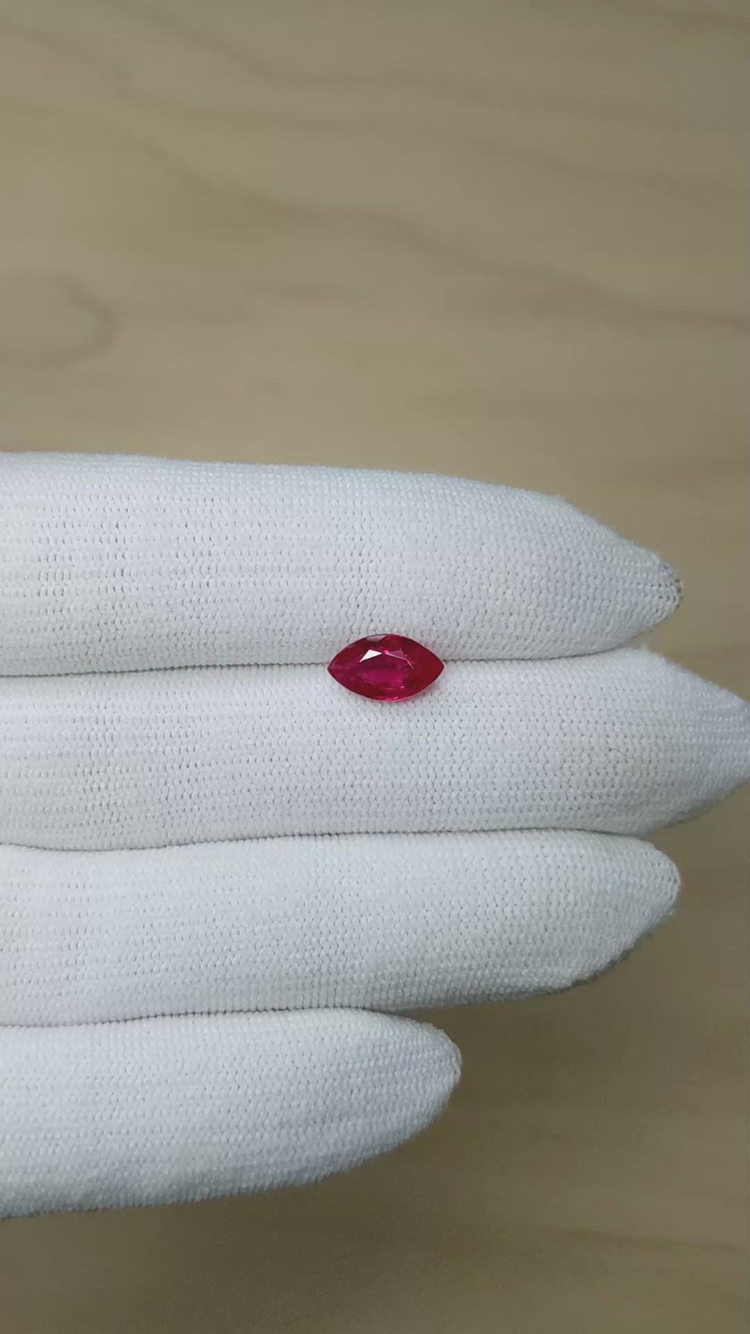 2.01 Ct. Ruby from Burma (Myanmar) Size Video