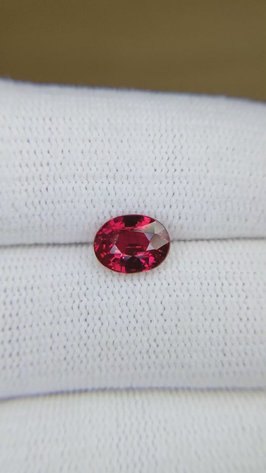 2.03 Ct. Ruby from Mozambique Size Video