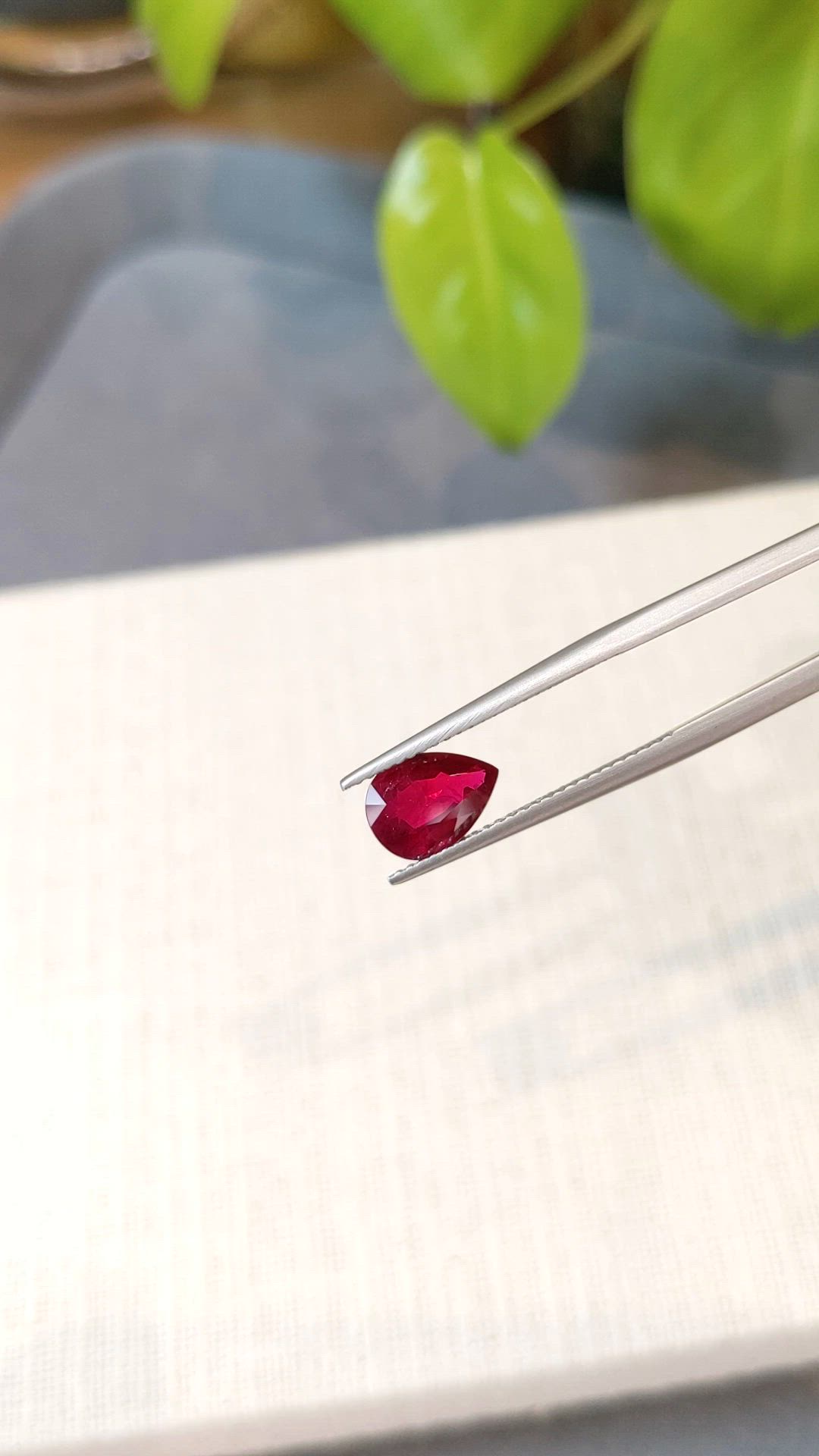 1.49 Ct. Ruby from Burma (Myanmar) Size Video