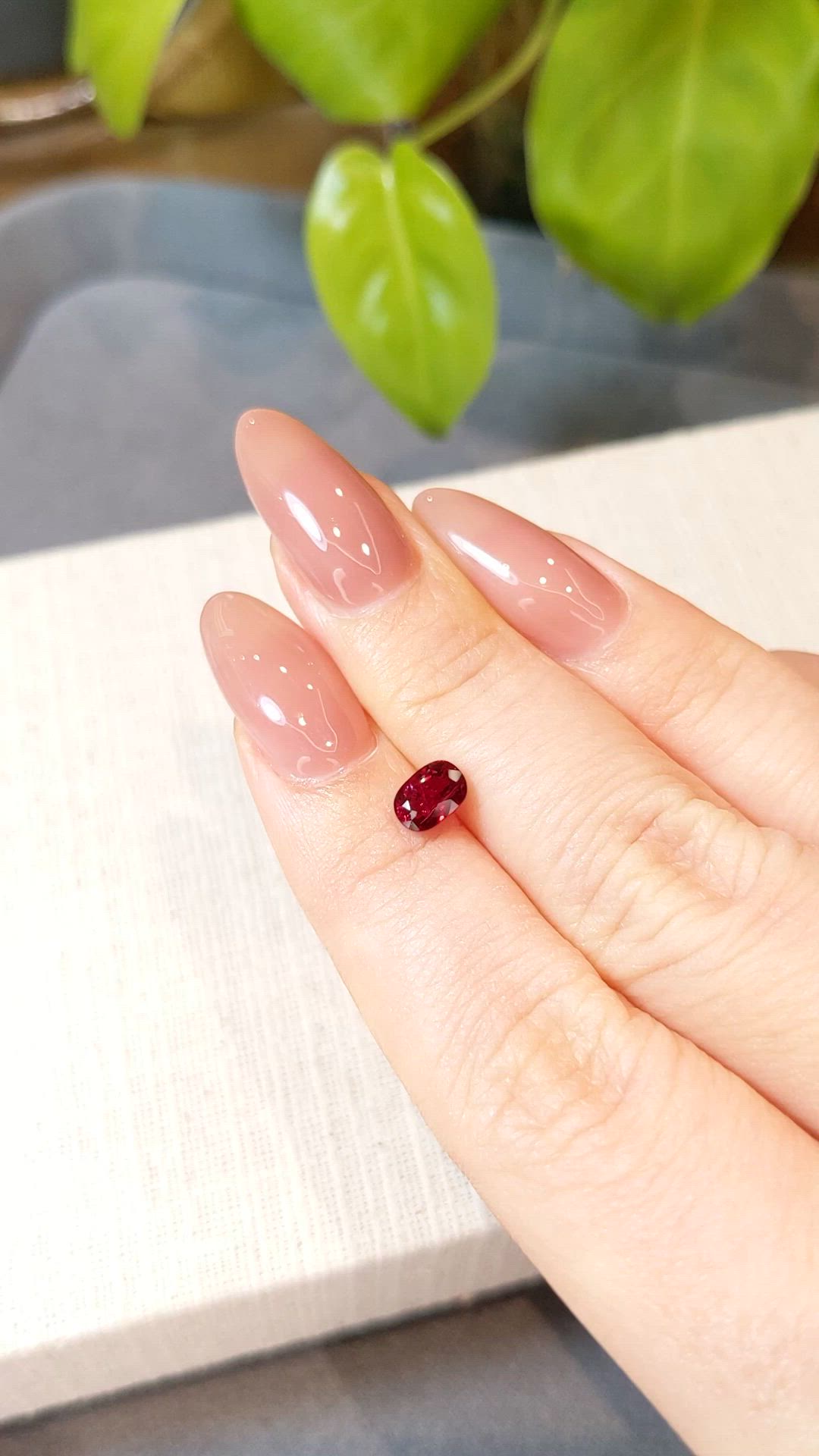 0.99 Ct. Ruby from Mozambique Size Video