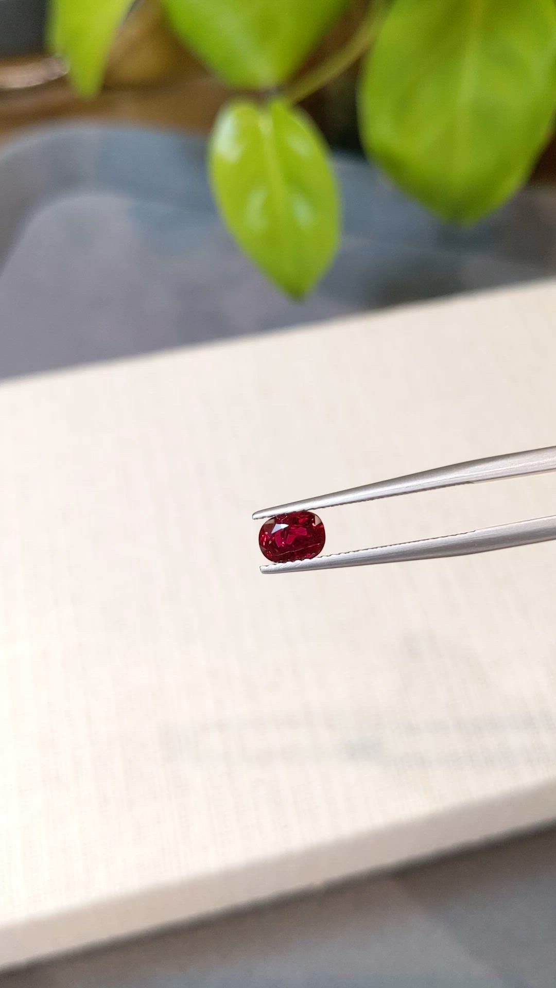 0.99 Ct. Ruby from Mozambique Size Video