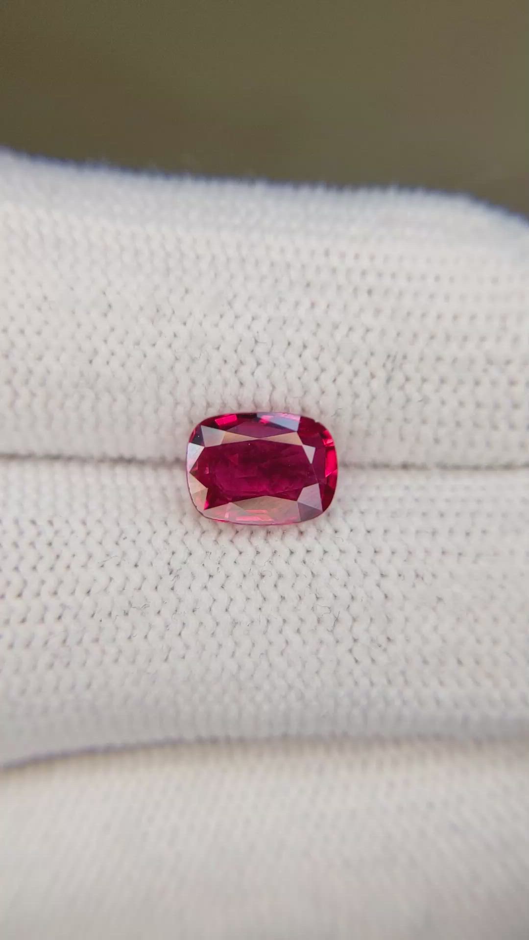 2.04 Ct. Ruby from Mozambique Size Video